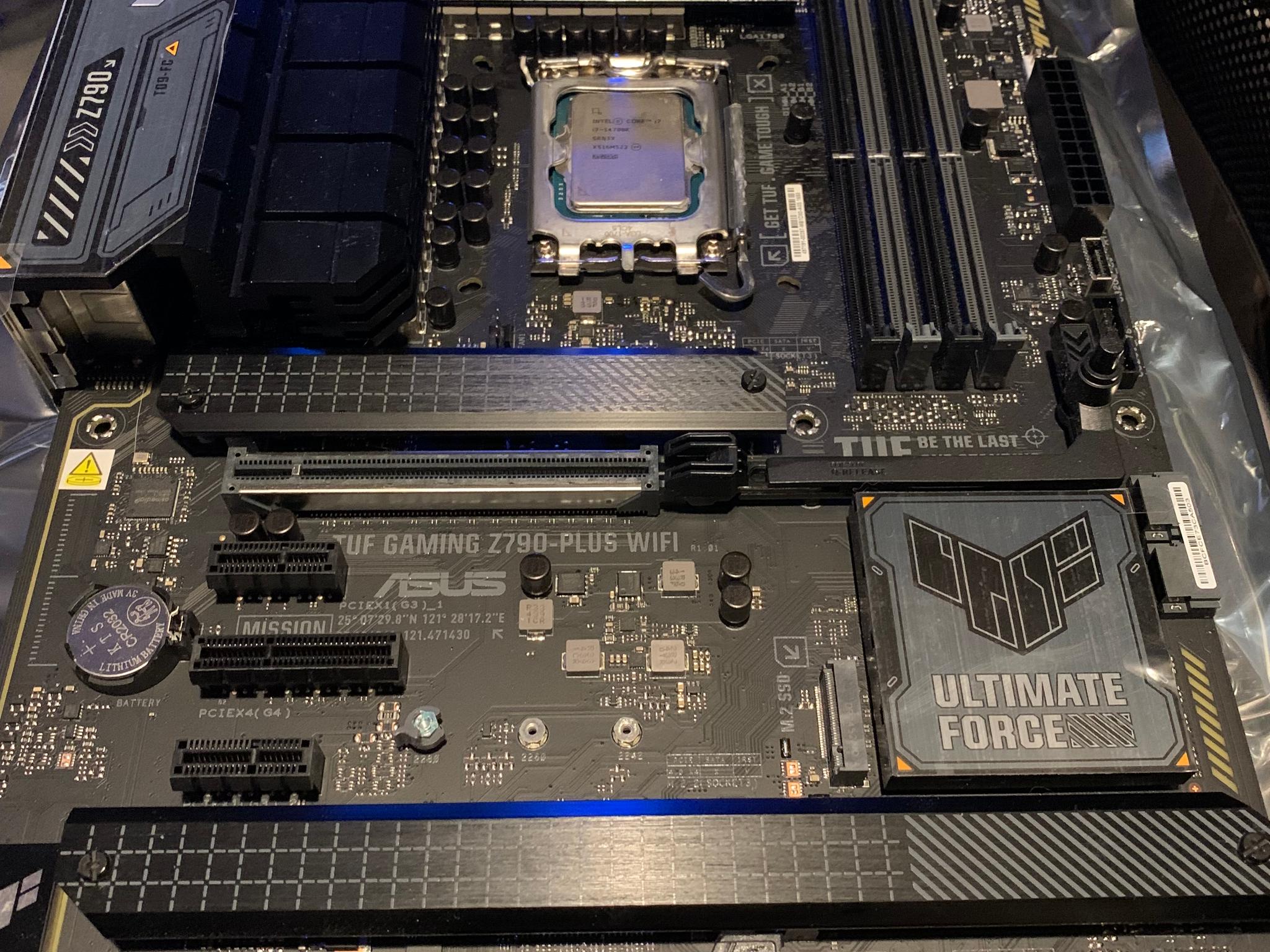 Intel i7-14700K LGA1700 20 Core CPU+ASUS TUF GAMING Z790-PLUS WIFI ATX Motherboard Combo