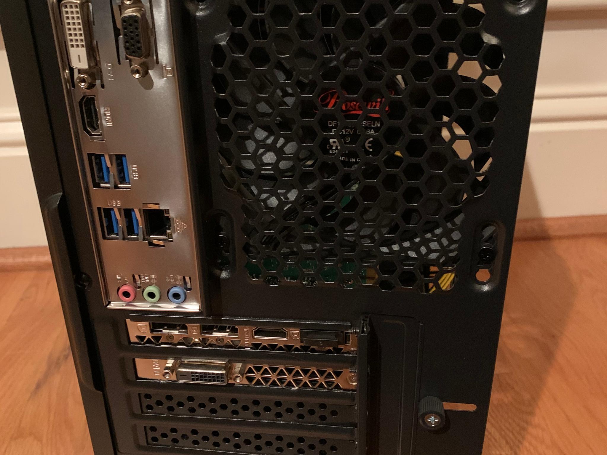 i3 10100 GTX 1070 BUDGET GAMING/EDITING/STREAMING PC 1000GB SSD 16GB RAM CUSTOM WINDOWS