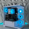 RTX 3070 OC, Ryzen 7 3700X, 32GB RAM | White RGB Gaming Computer