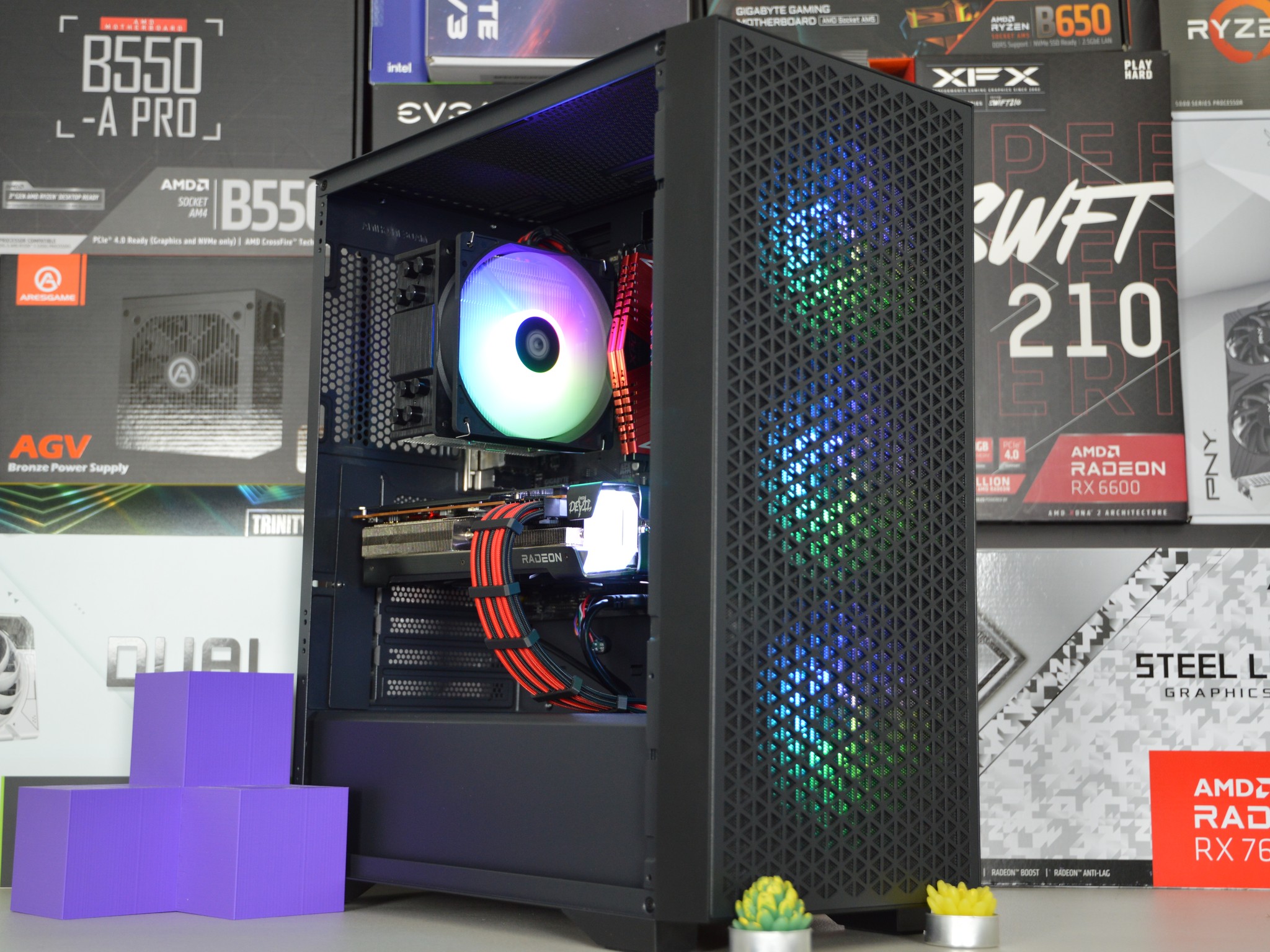 🔴👺| RX 6600XT 8GB | RYZEN 5 3600 | 16GB DDR4 RAM | 1TB NVME SSD | Crimson Devil |