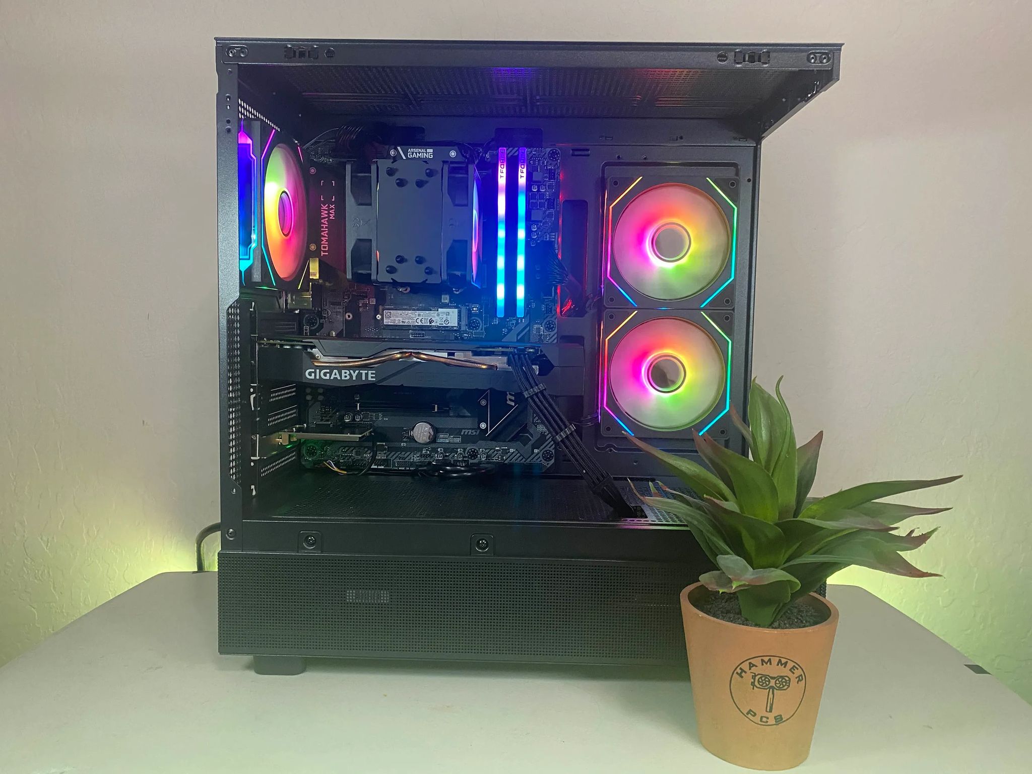 ⚙️Custom Built RGB Gaming PC⚙️| RTX 2070, Ryzen 5, 2TB Storage, Win11 | CoD, GTA, Cyberpunk, More!