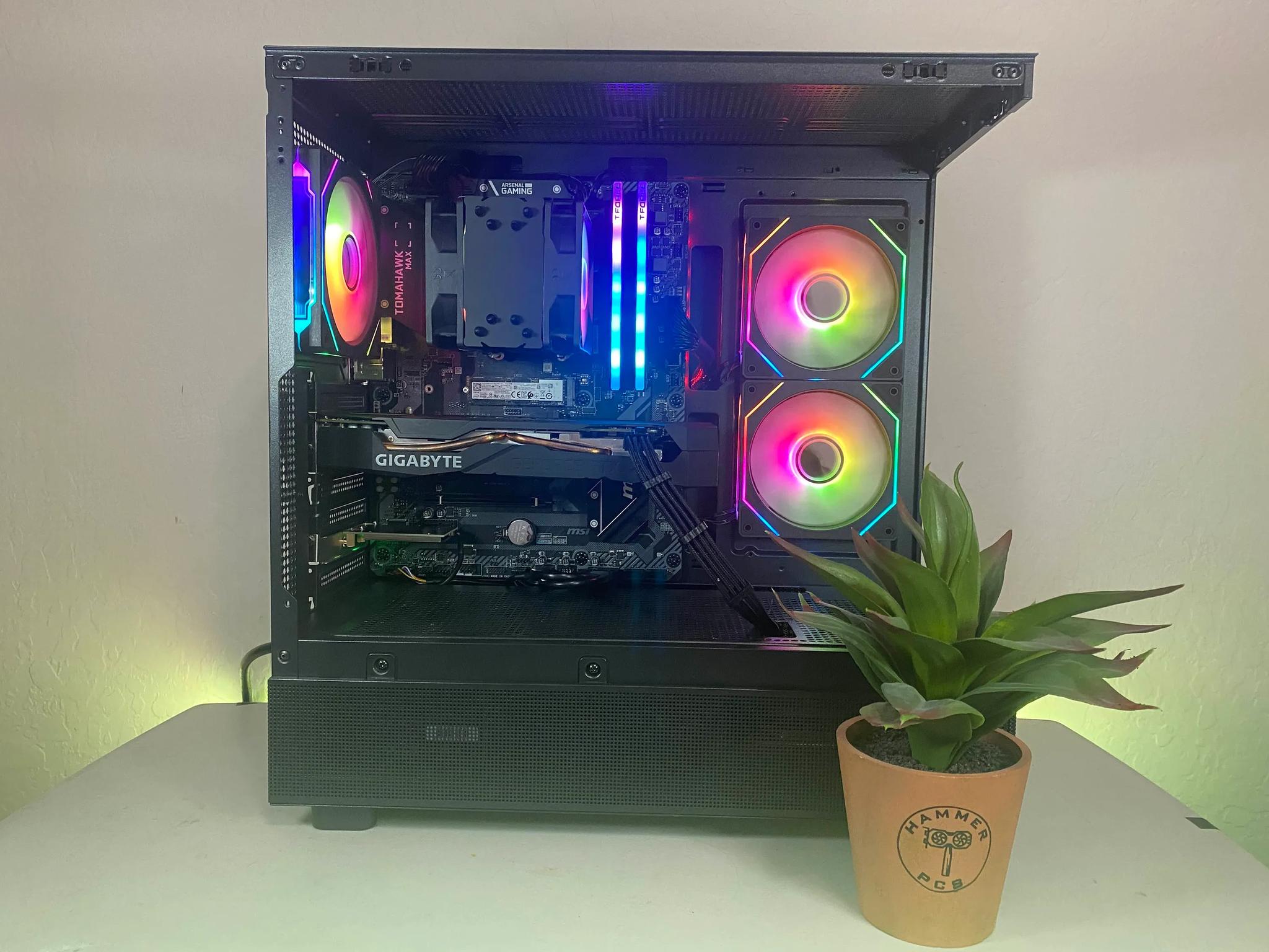 ⚙️Custom Built RGB Gaming PC⚙️| RTX 2070, Ryzen 5, 2TB Storage, Win11 | CoD, GTA, Cyberpunk, More!