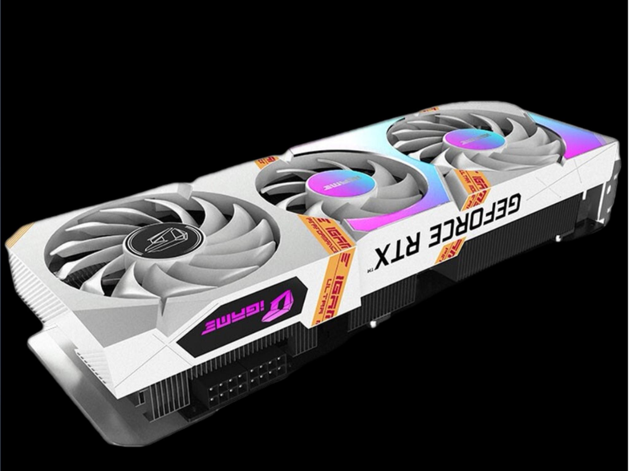 iGame RTX 3060 Ti Ultra W OC 8GB GDDR6 White Triple Fan