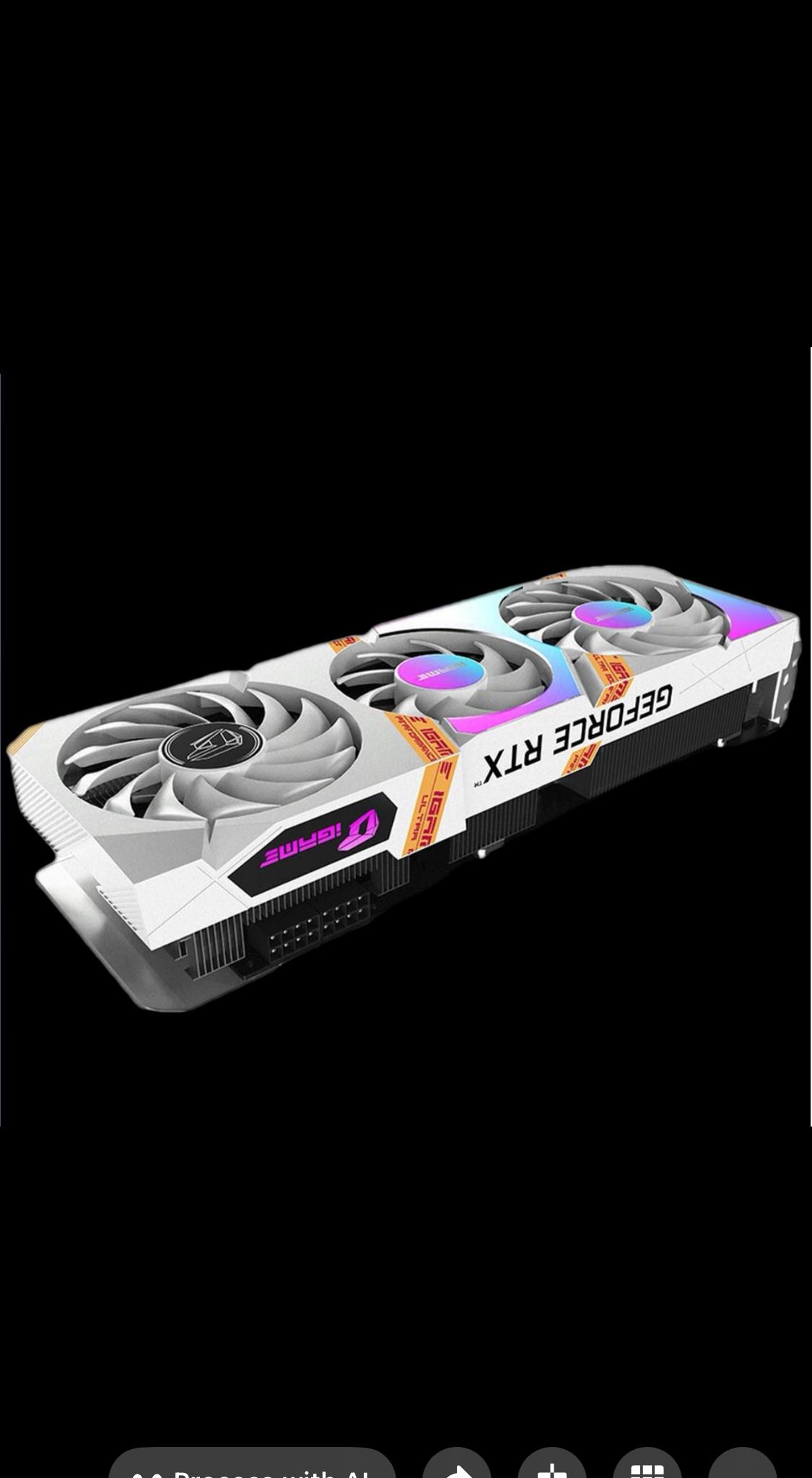 iGame RTX 3060 Ti Ultra W OC 8GB GDDR6 White Triple Fan