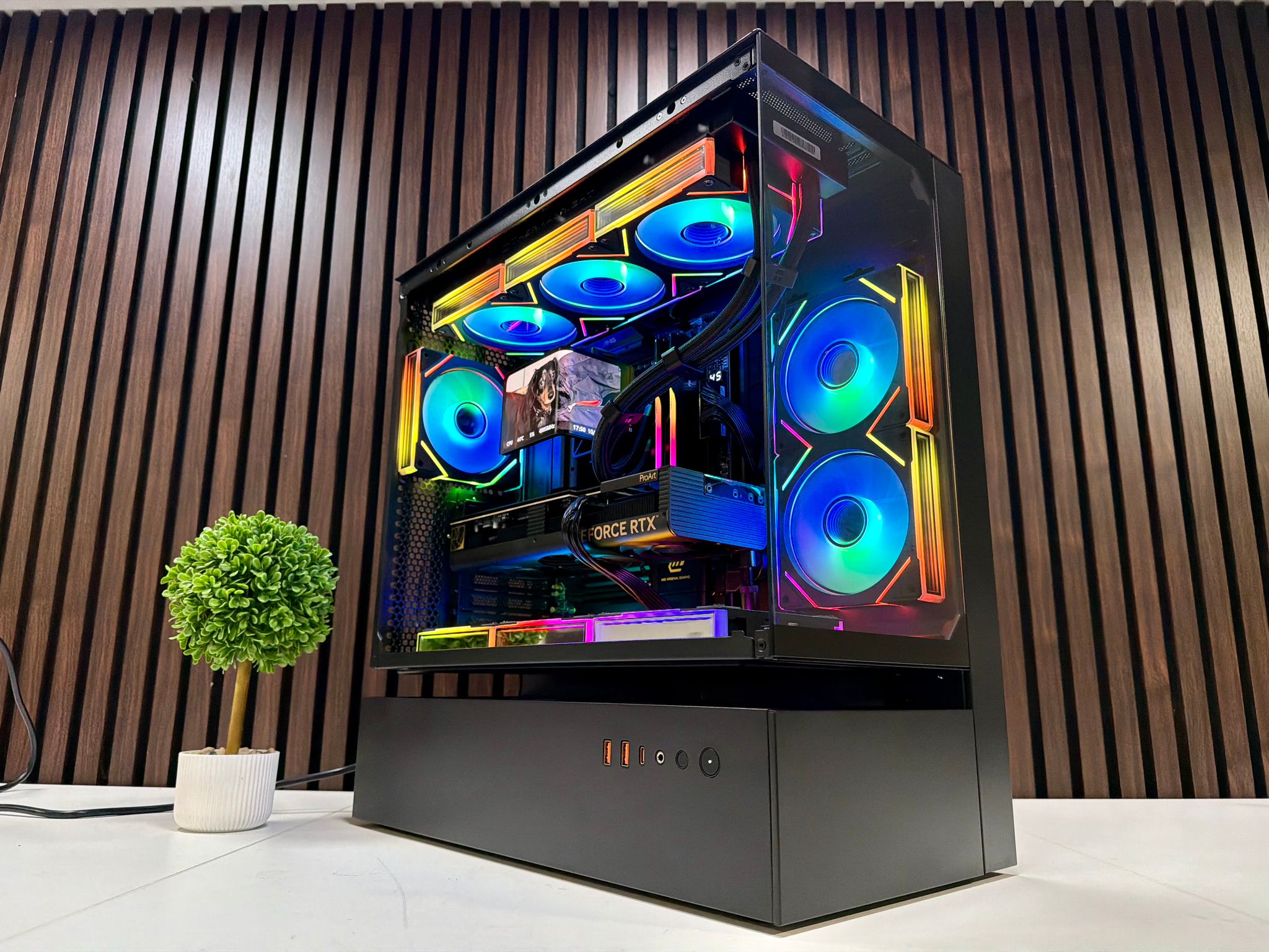 RTX 4080 Super | Ryzen 9850X3D | 32GB DDR5 | 2TB M.2 | 1300 Watt Gold PSU | LCD AIO