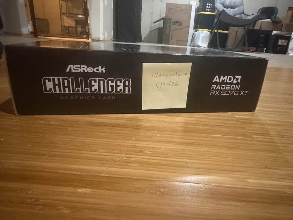 ASRock AMD Radeon RX 9070 XT Challenger Triple Fan 16GB GDDR6 PCIe 5.0 Graphics Card
