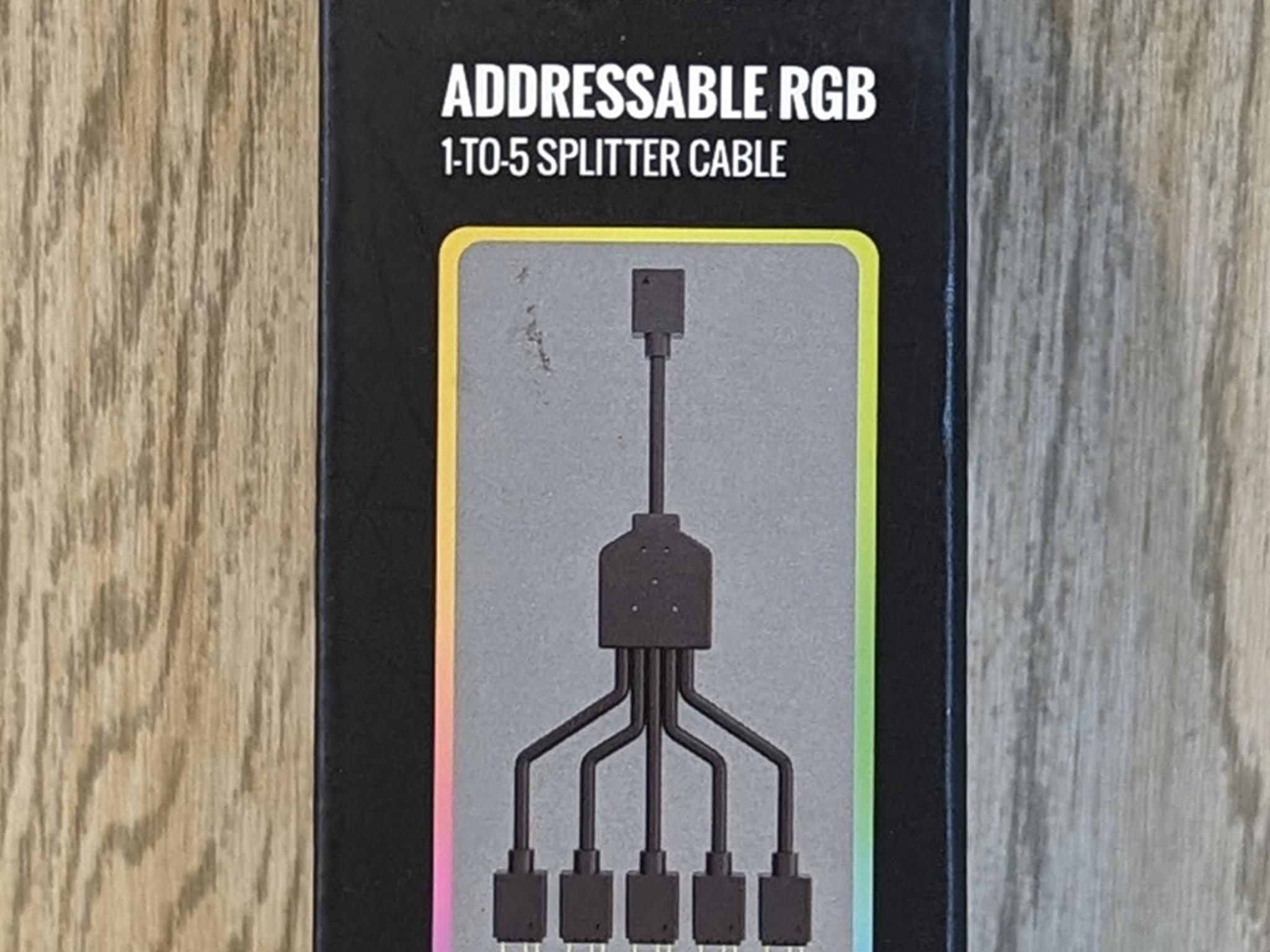Cooler Master 1-to-5 ARGB Splitter Cable for 5v 3pin Addressable RGB