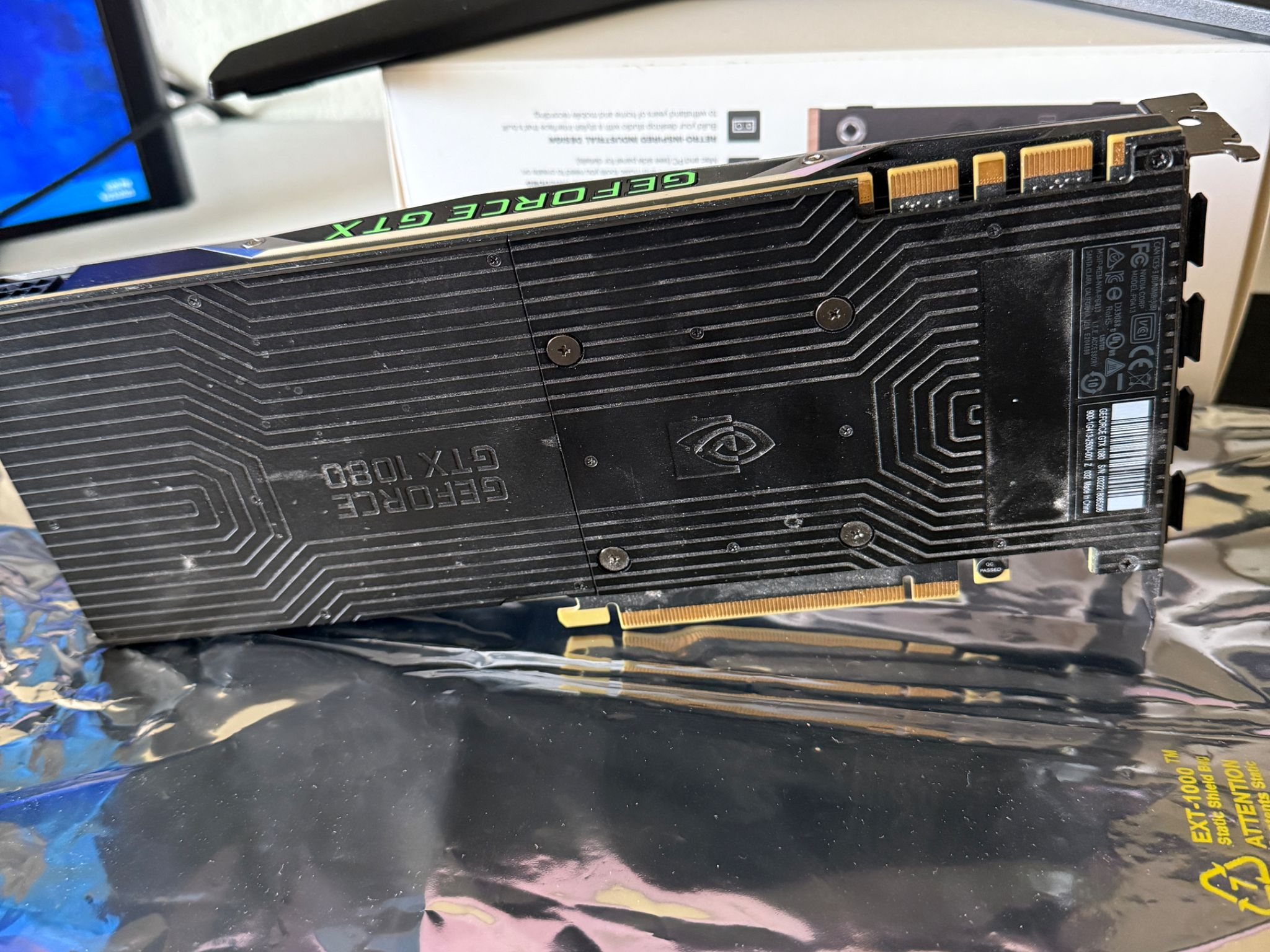 NVIDIA GeForce GTX 1080 Founders Edition 8GB VRAM