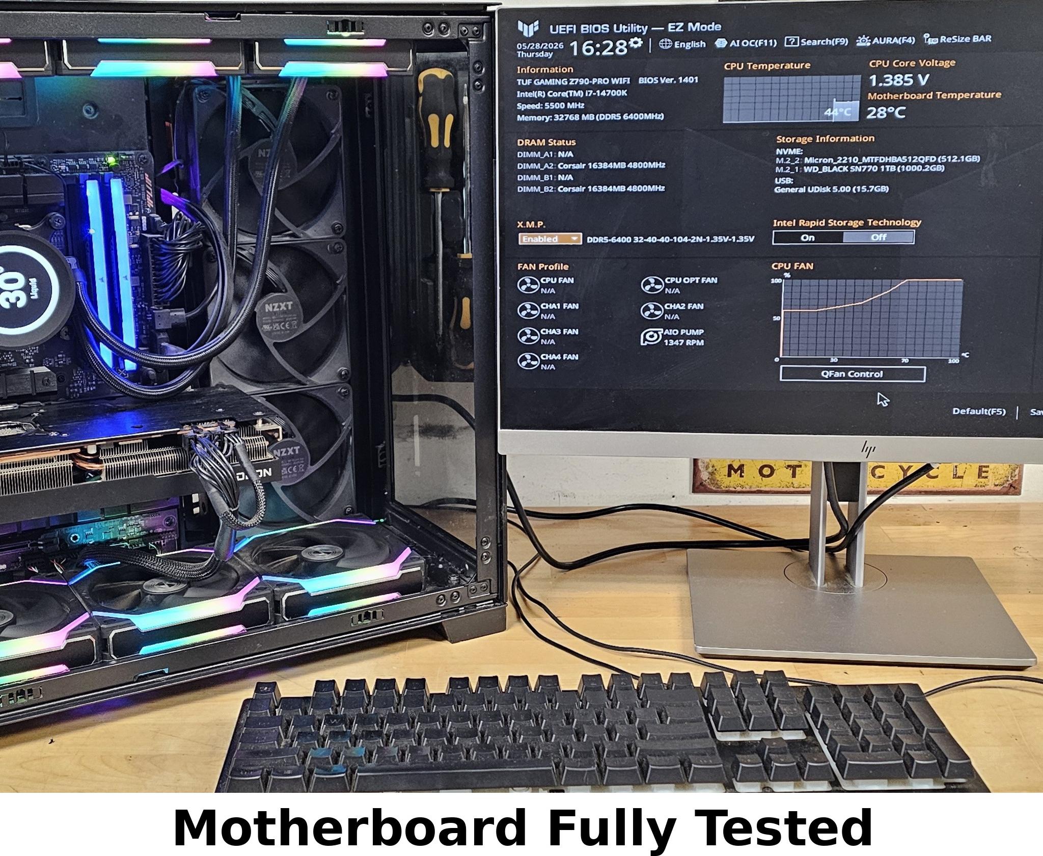 ASUS TUF Gaming Z790-PRO WiFi LGA 1700 DDR5 ATX Motherboard