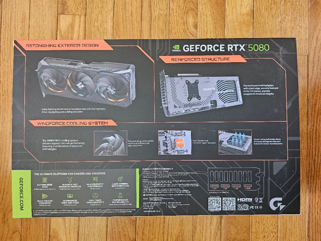 Brand New in Box - Gigabyte NVIDIA GEFORCE RTX 5080