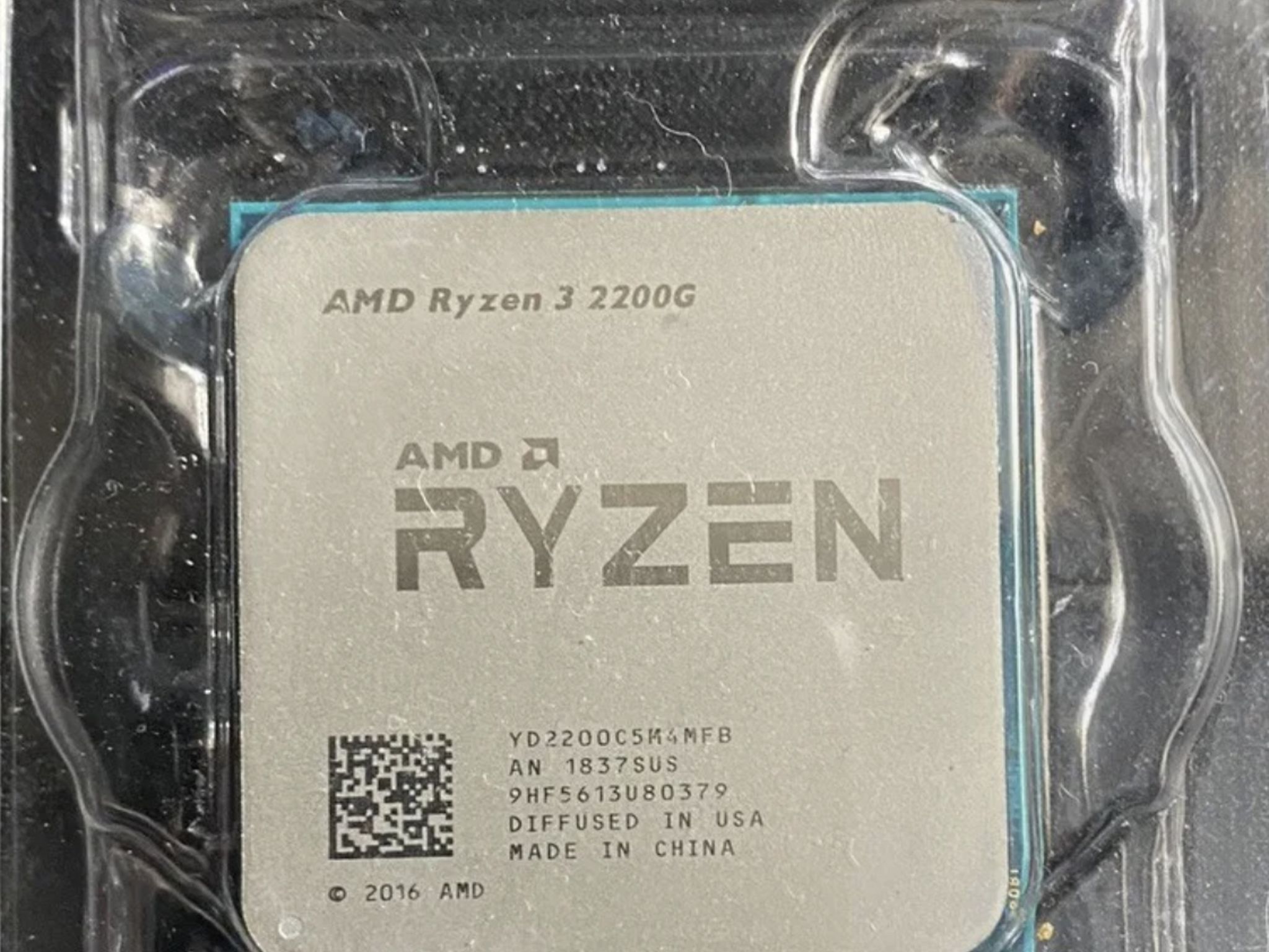 AMD Ryzen 2200G CPU & Cooling Fan
