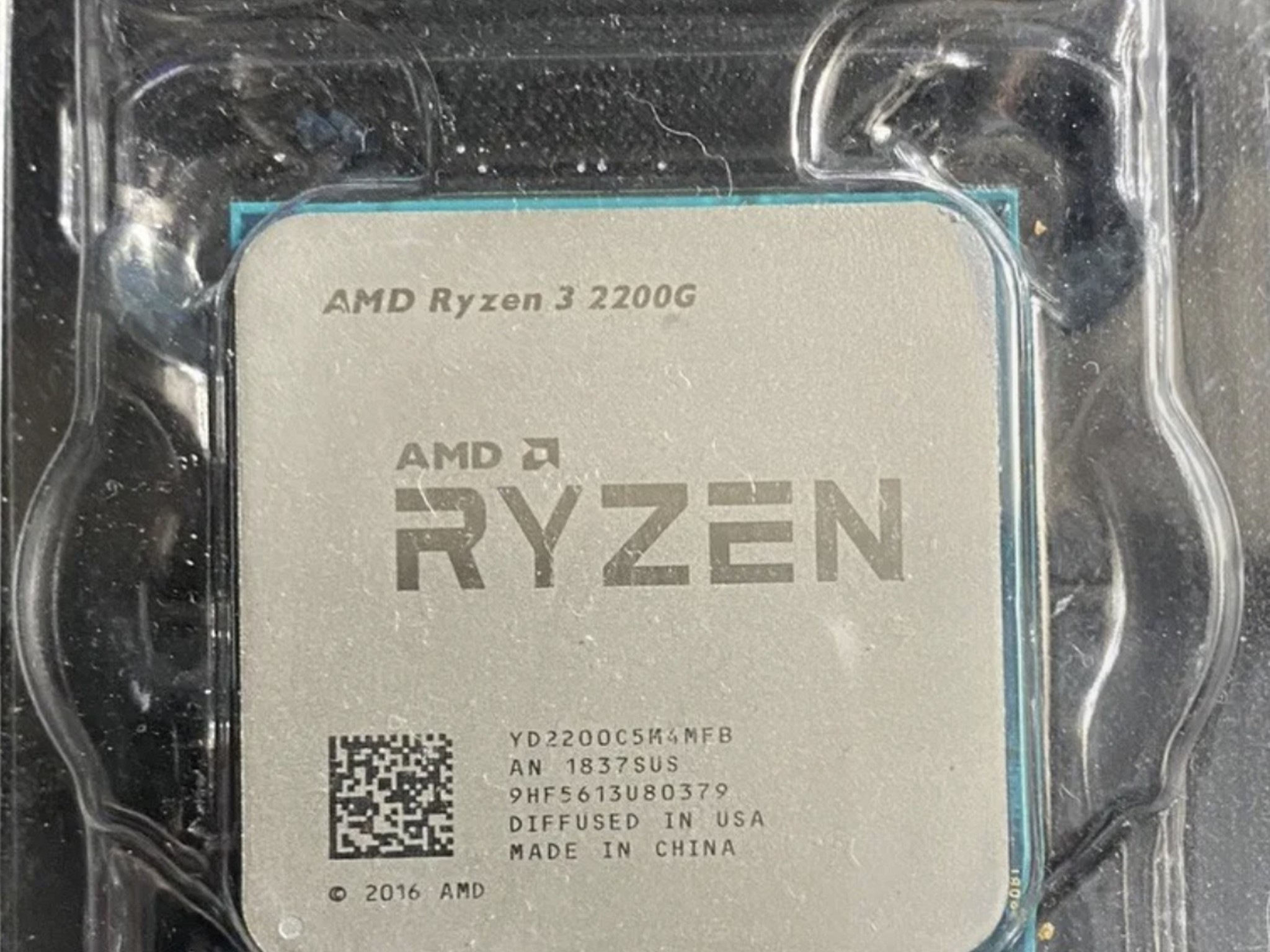 AMD Ryzen 2200G CPU & Cooling Fan