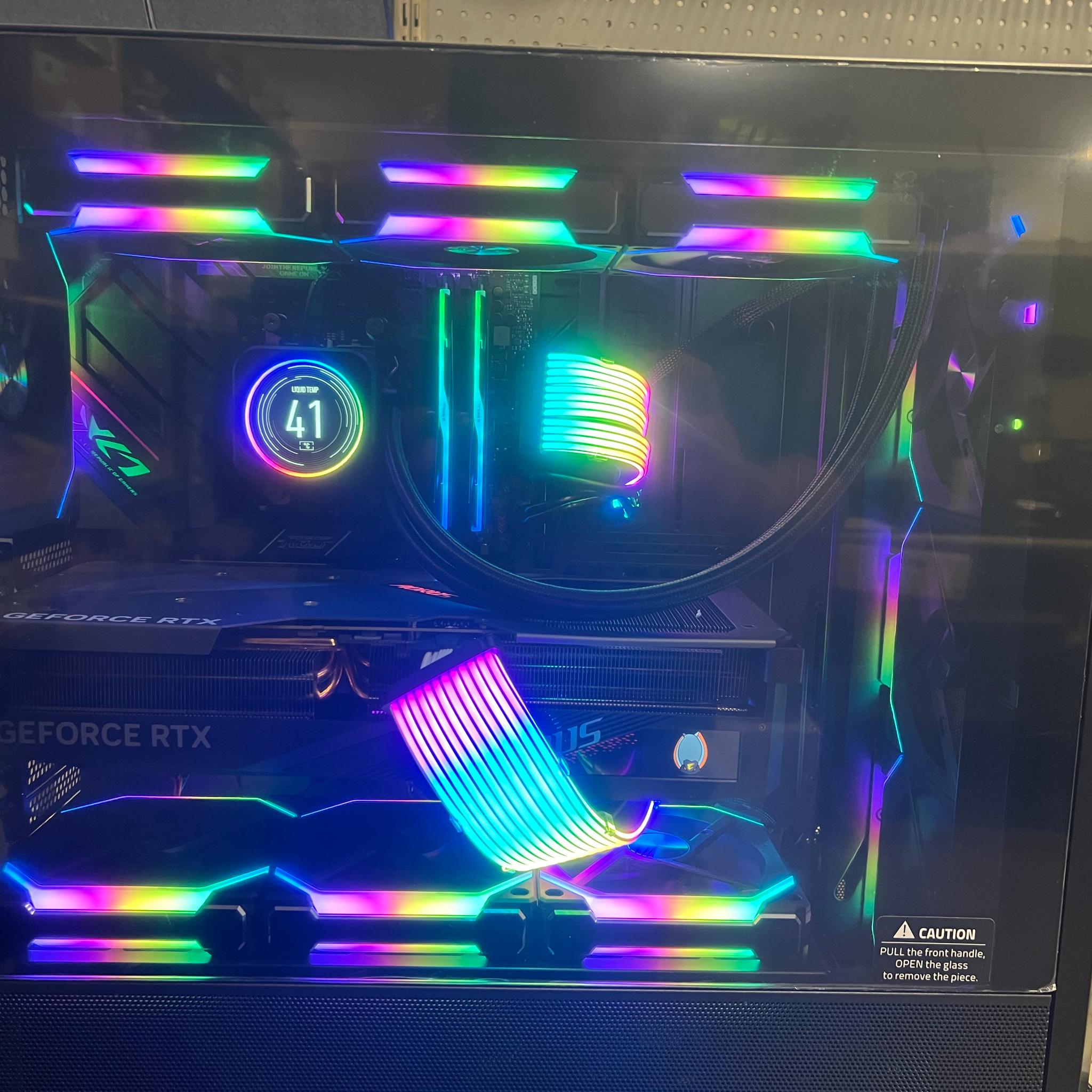 GeForce RTX 4090 Custom Gaming PC - Ryzen 9 7950X3D, 64GB RAM, 4TB NVMe SSD
