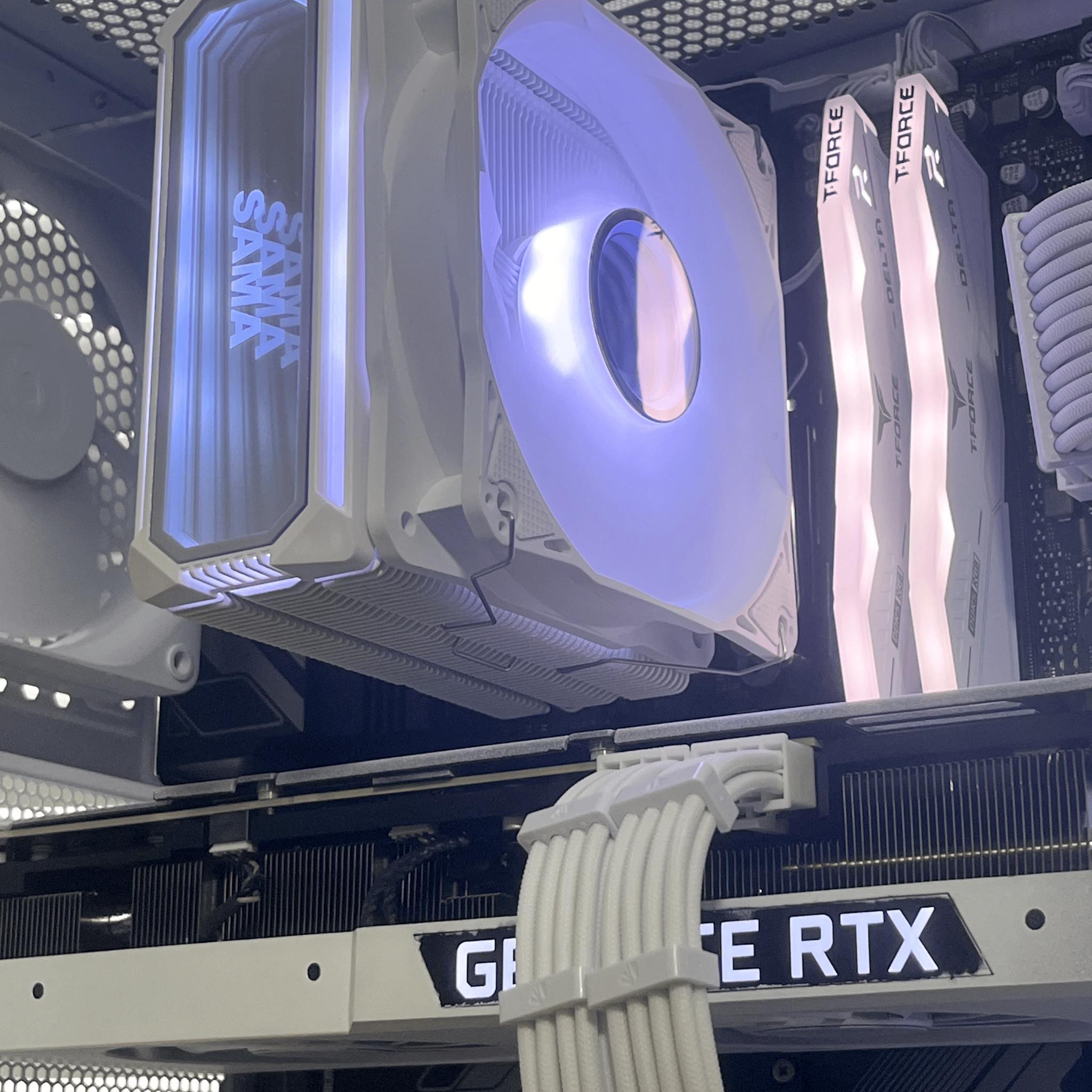 🗲 White Gaming PC | Ryzen 5 7600x | RTX 3080 | 32GB DDR5 | WiFi & BT🗲