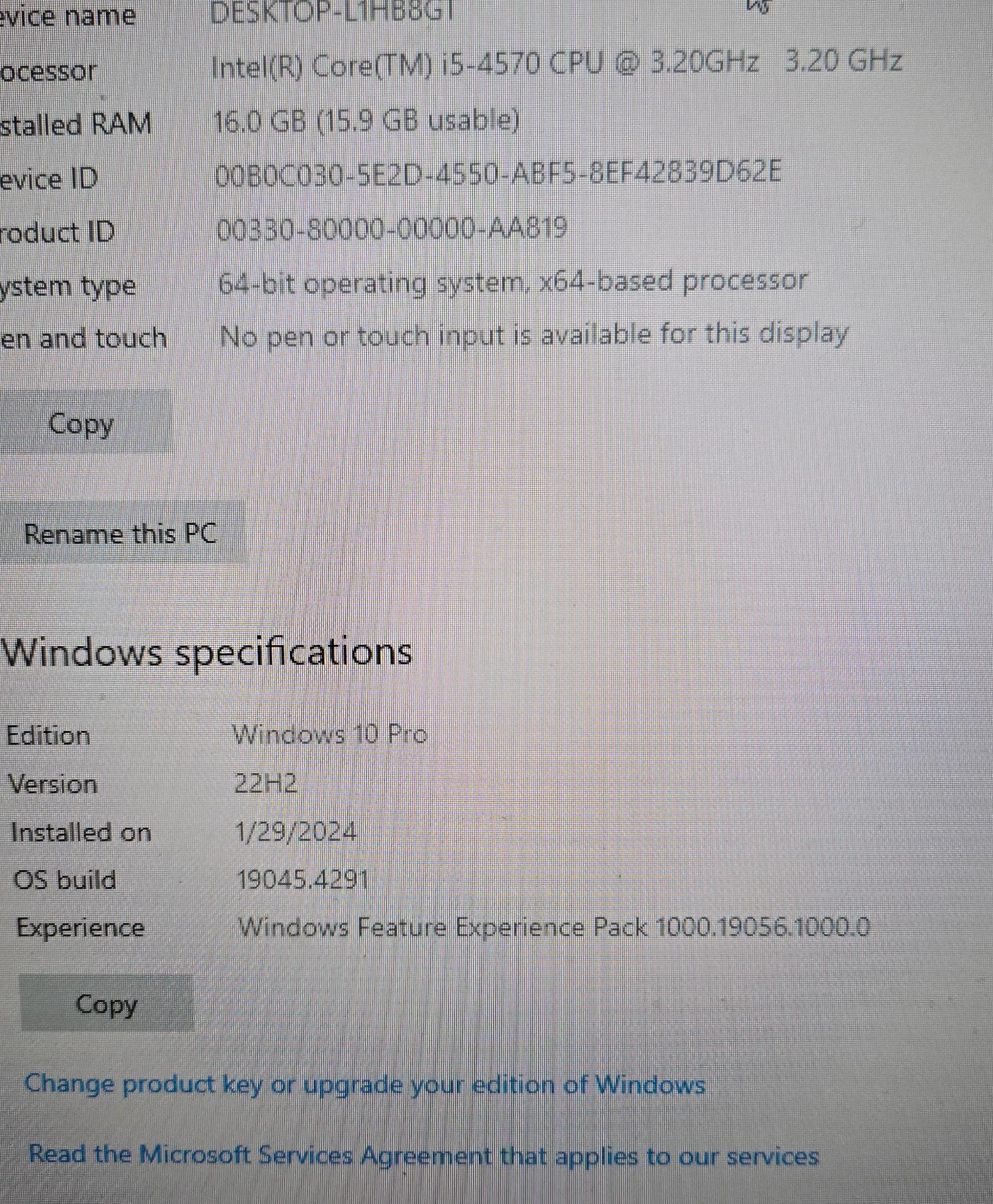 👨‍💼💰📈 OFFICE GAMER 👨‍💼💰📈 I5-4570 / 16GB DDR3 / RX 550 4GB / 1.25TB STORAGE