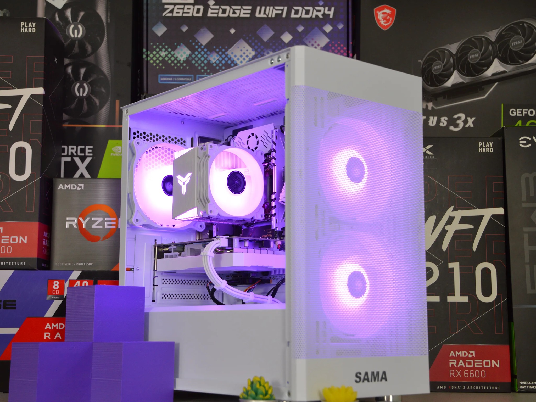 ⚪⚪| RX 580 8GB | INTEL XEON E5 2670 V3 | 16GB RAM | 1TB SSD | White-Out 3.0 |