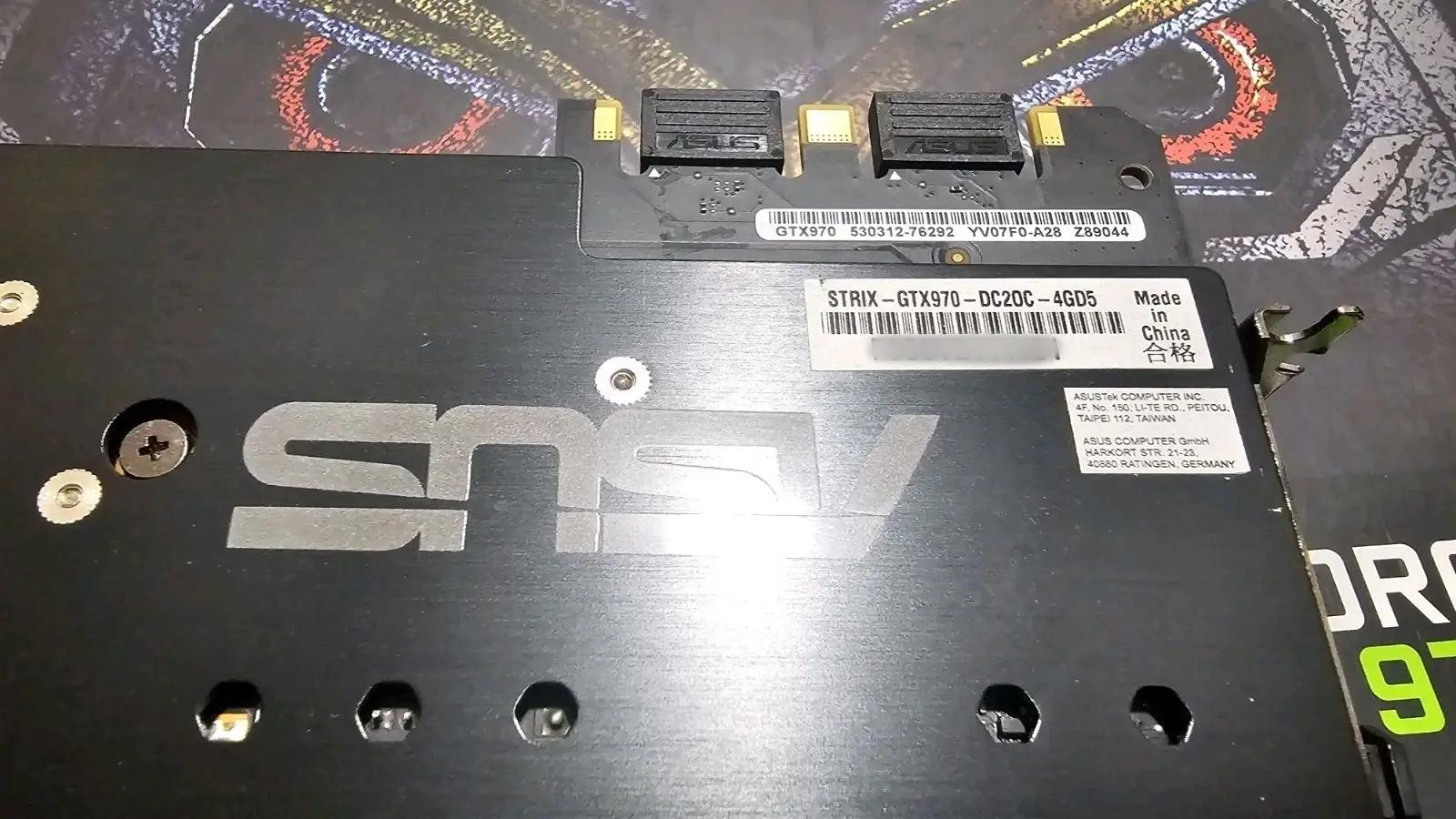 ASUS STRIX GTX 970 OC 4GB GDDR5 Video Card (STRIXGTX970DC2OC4GD5)