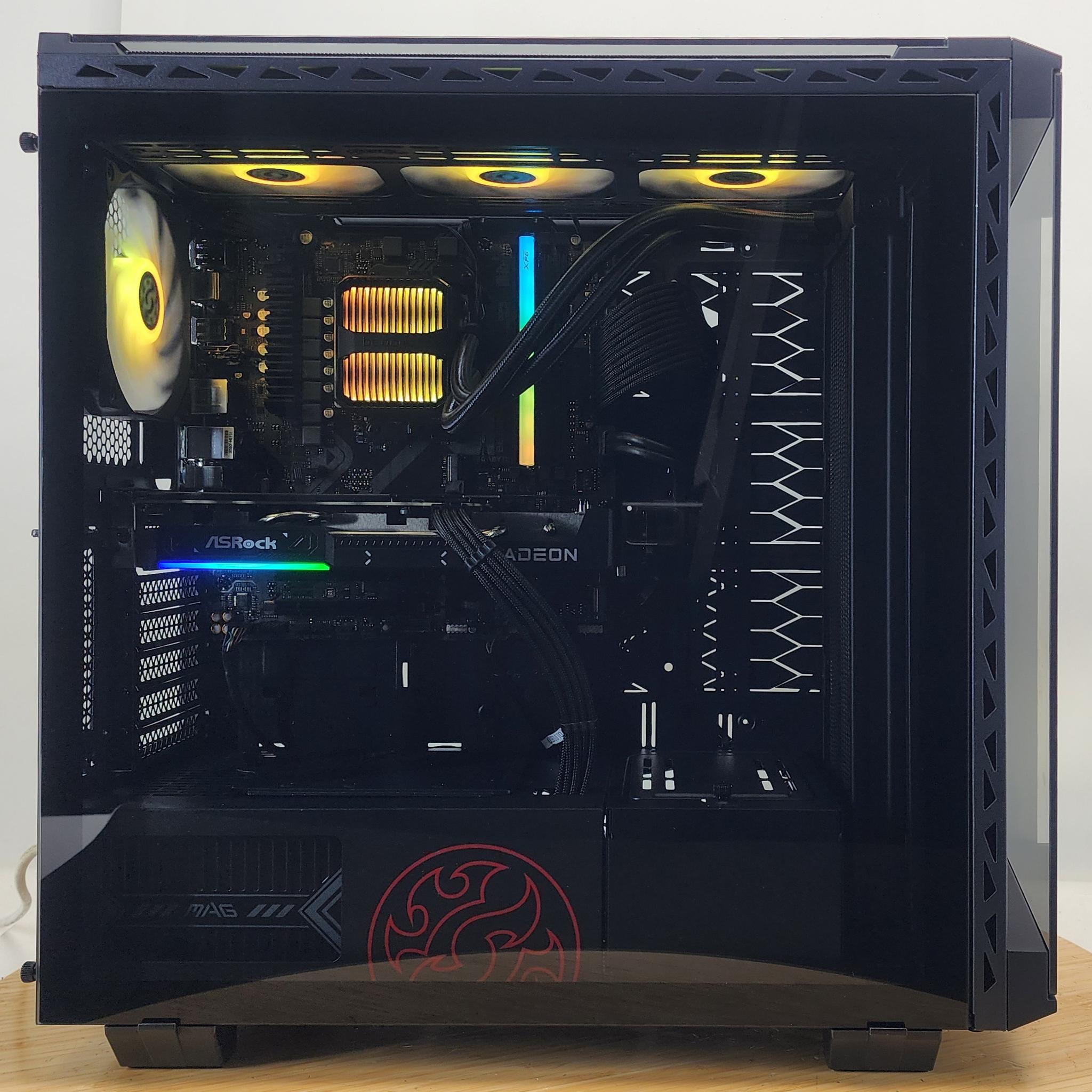 Gaming PC Ryzen 7 7800X3D 16GB RAM 2TB SSD RX 9060 8GB Windows 11 Computer