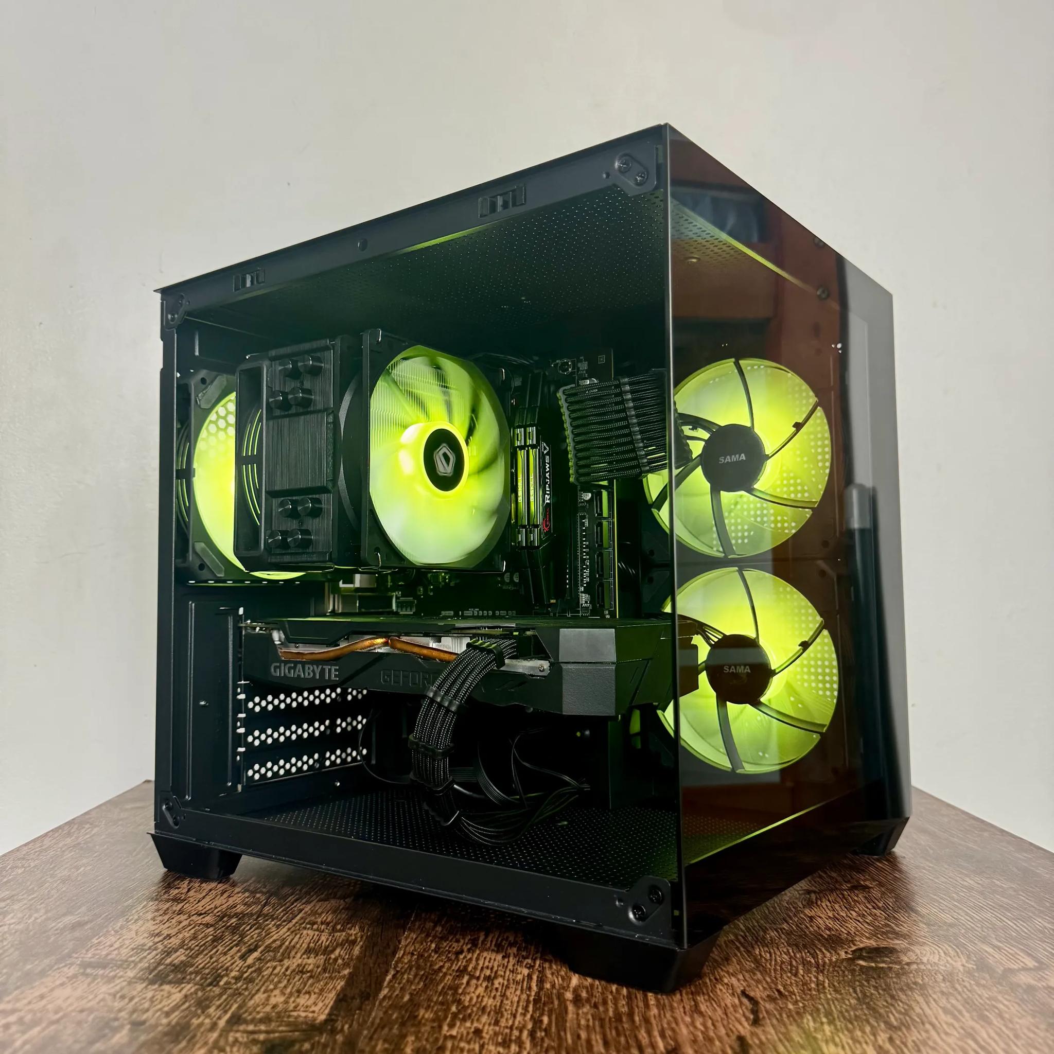 🖤Black🖤 Budget Gaming PC (Ryzen 5 2600 + RTX 2060 Super + 16gb Ram)