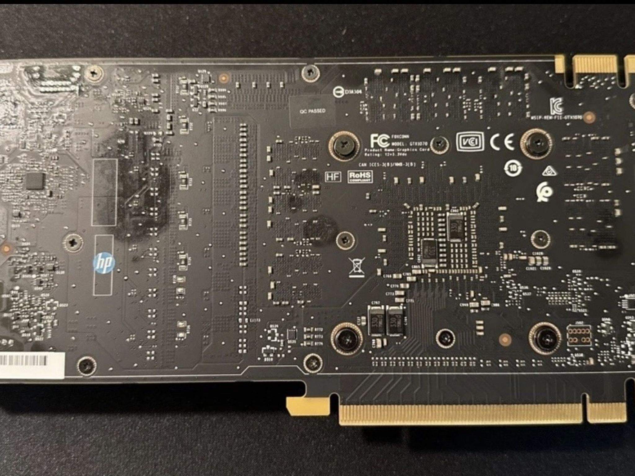 HP NVIDIA GeForce GTX1070 8GB GDDR5 Graphic Card (909249001EB)