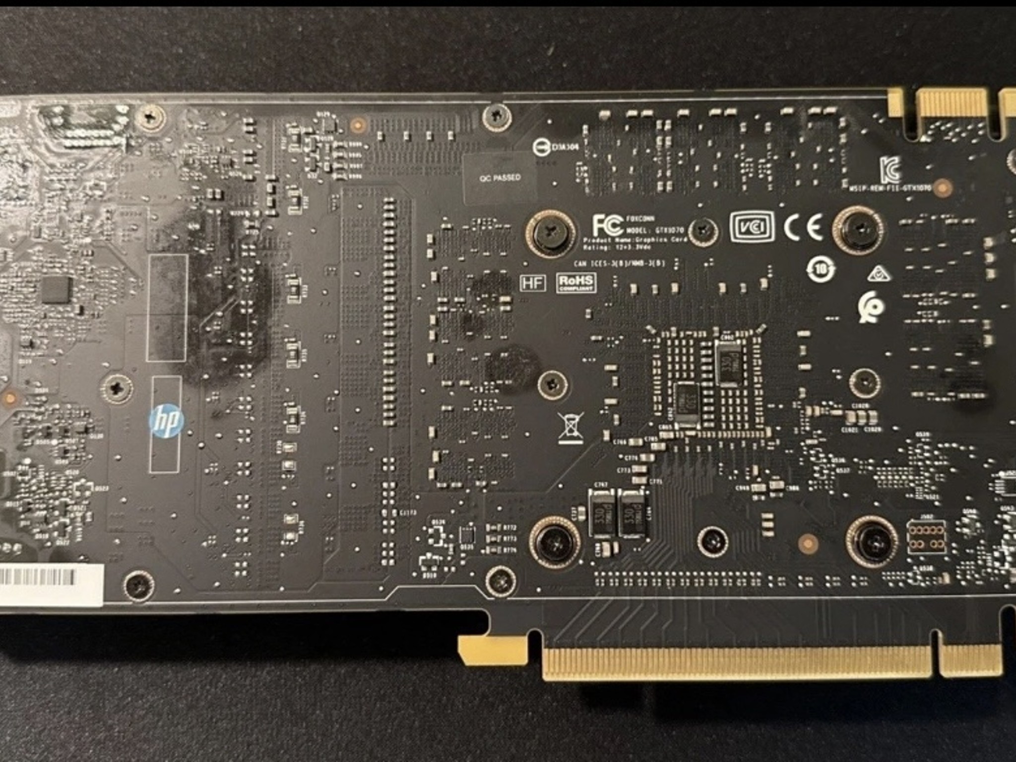 HP NVIDIA GeForce GTX1070 8GB GDDR5 Graphic Card (909249001EB)