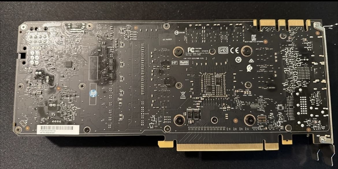 HP NVIDIA GeForce GTX1070 8GB GDDR5 Graphic Card (909249001EB)