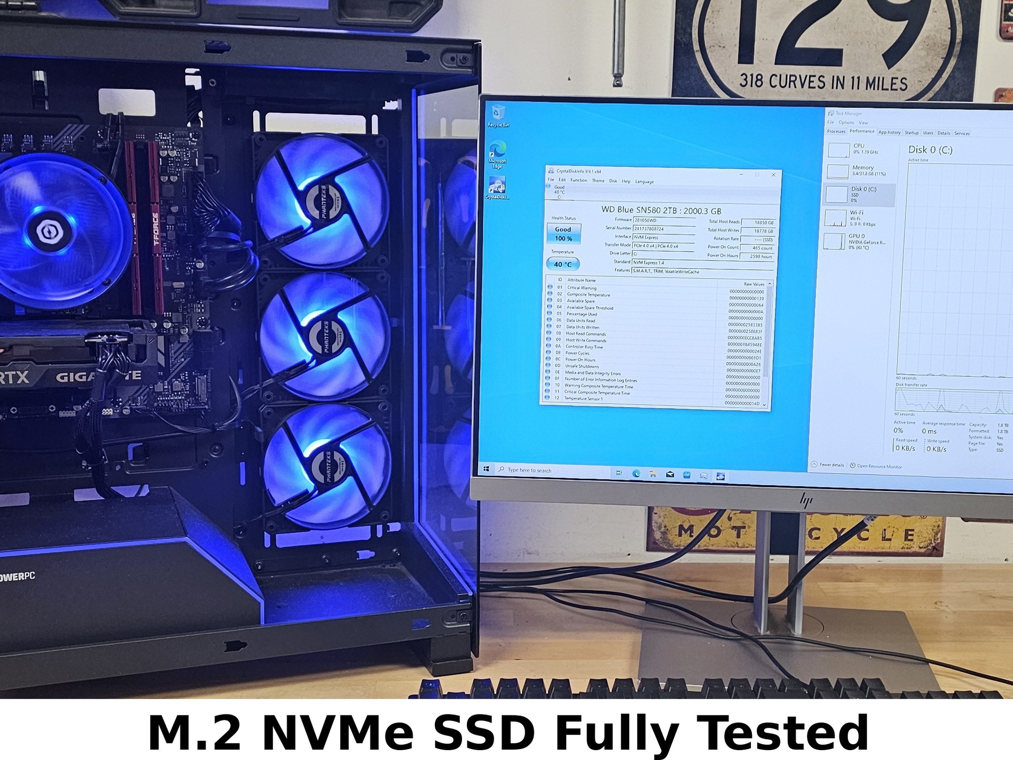 2TB NVMe M.2 SSD WD Blue SN580