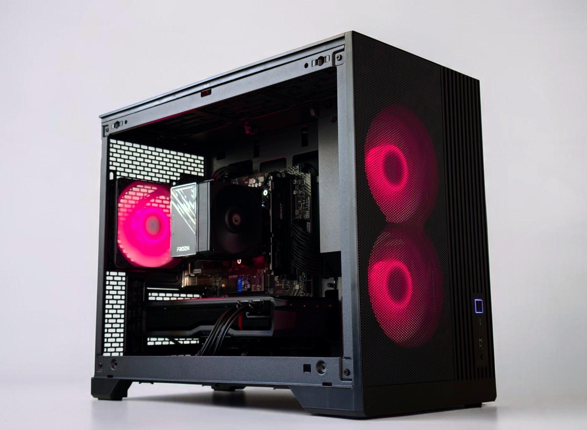 🖤🦍 Gaming PC◼️AMD RX 7800 XT 16GB◼️AMD Ryzen 7 8700F◼️16GB DDR5◼️1TB SSD