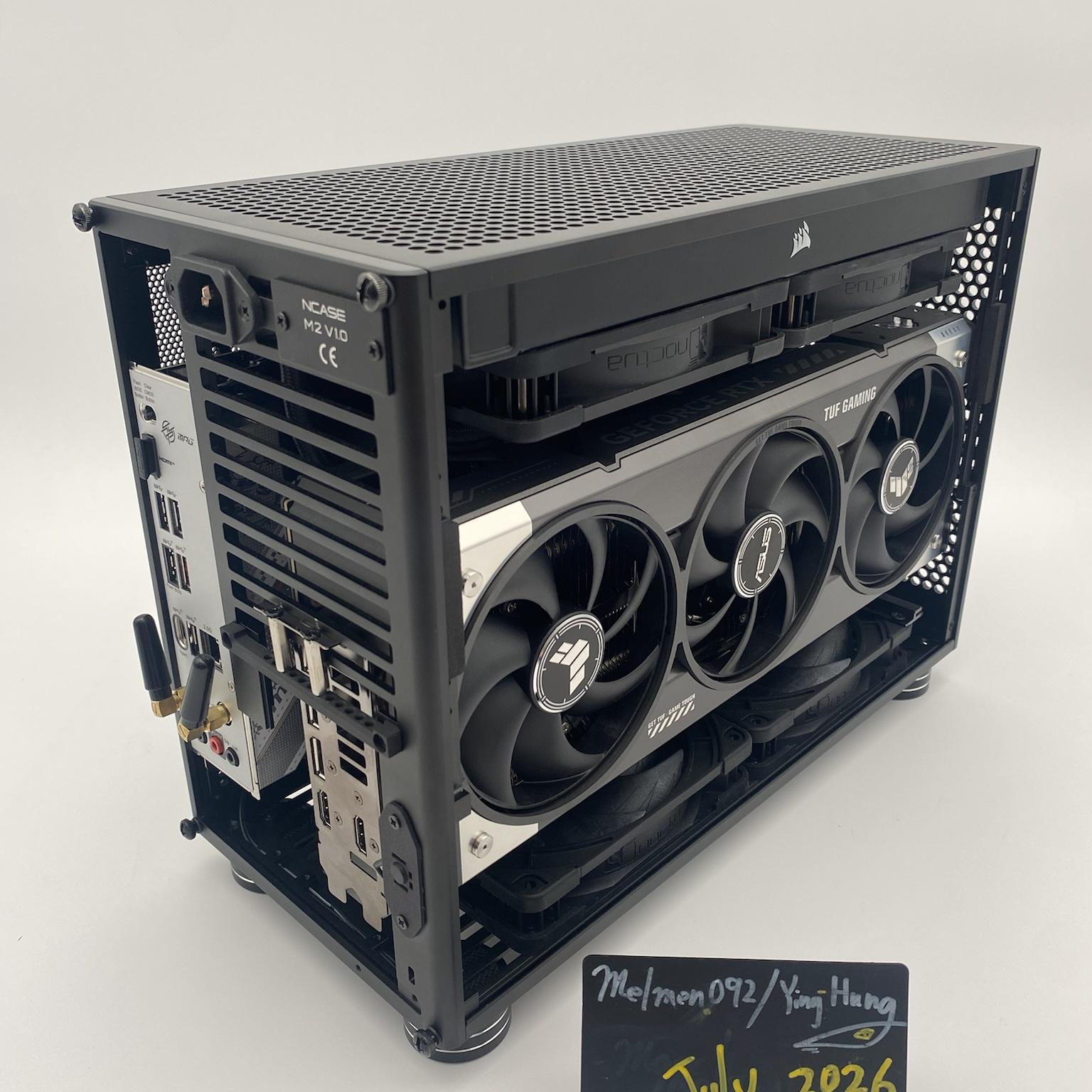 "Project Obsidian Nano" | 9800X3D | 5080 TUF | 64GB DDR5 | 2TB Nvme |