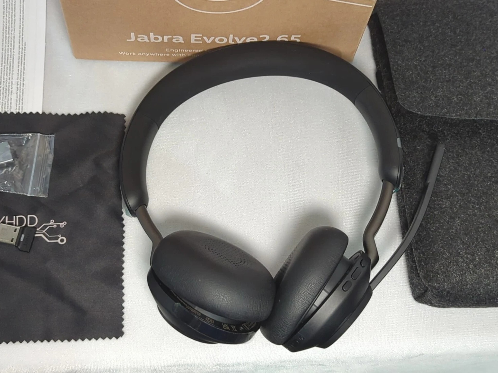 ANYHDD Jabra Evolve2 65 Wireless Headset with Link380c
