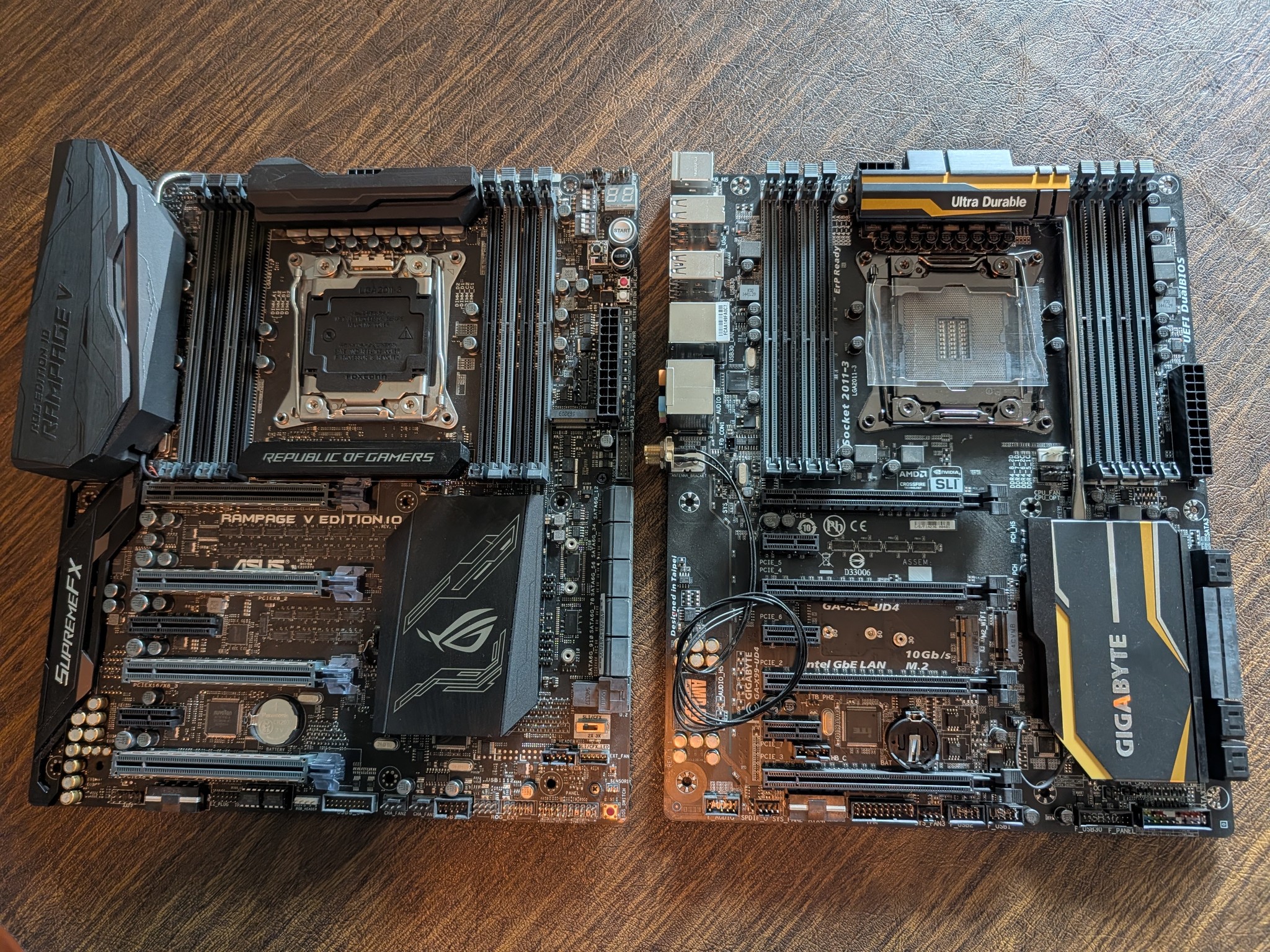 ALMOST FREE: DEFECTIVE X99 Motherboards - ROG RAMPAGE V EDITION 10 and Gigabyte X99-UD4