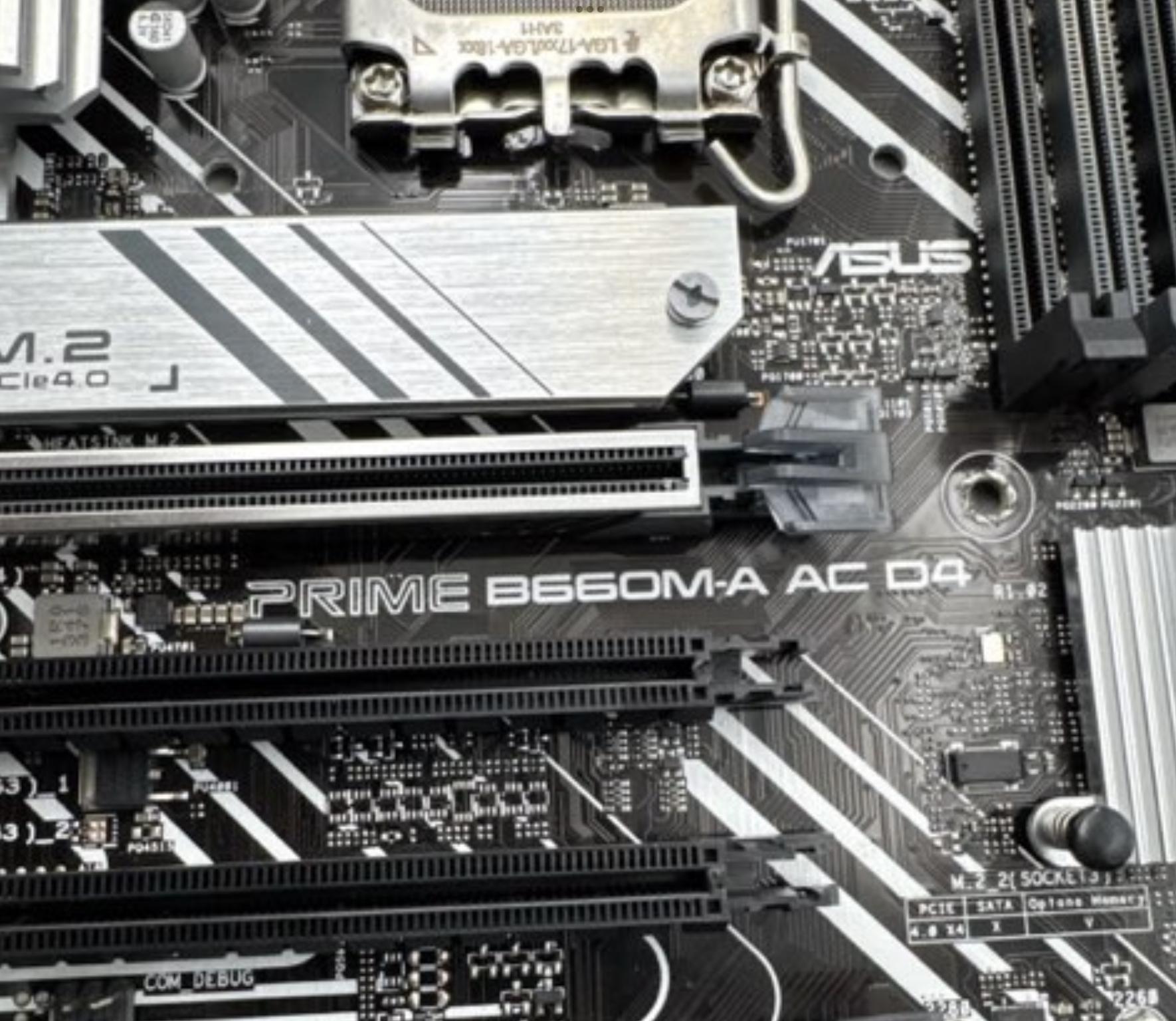 ASUS Prime B660M-A AC D4 LGA 1700 microATX Intel Motherboard