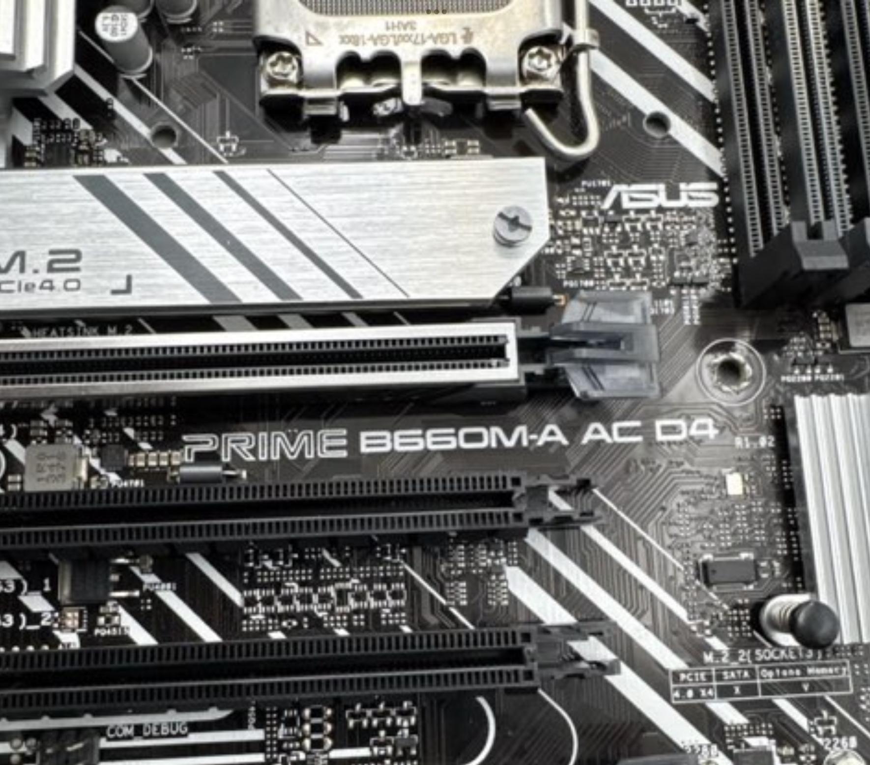 ASUS Prime B660M-A AC D4 LGA 1700 microATX Intel Motherboard