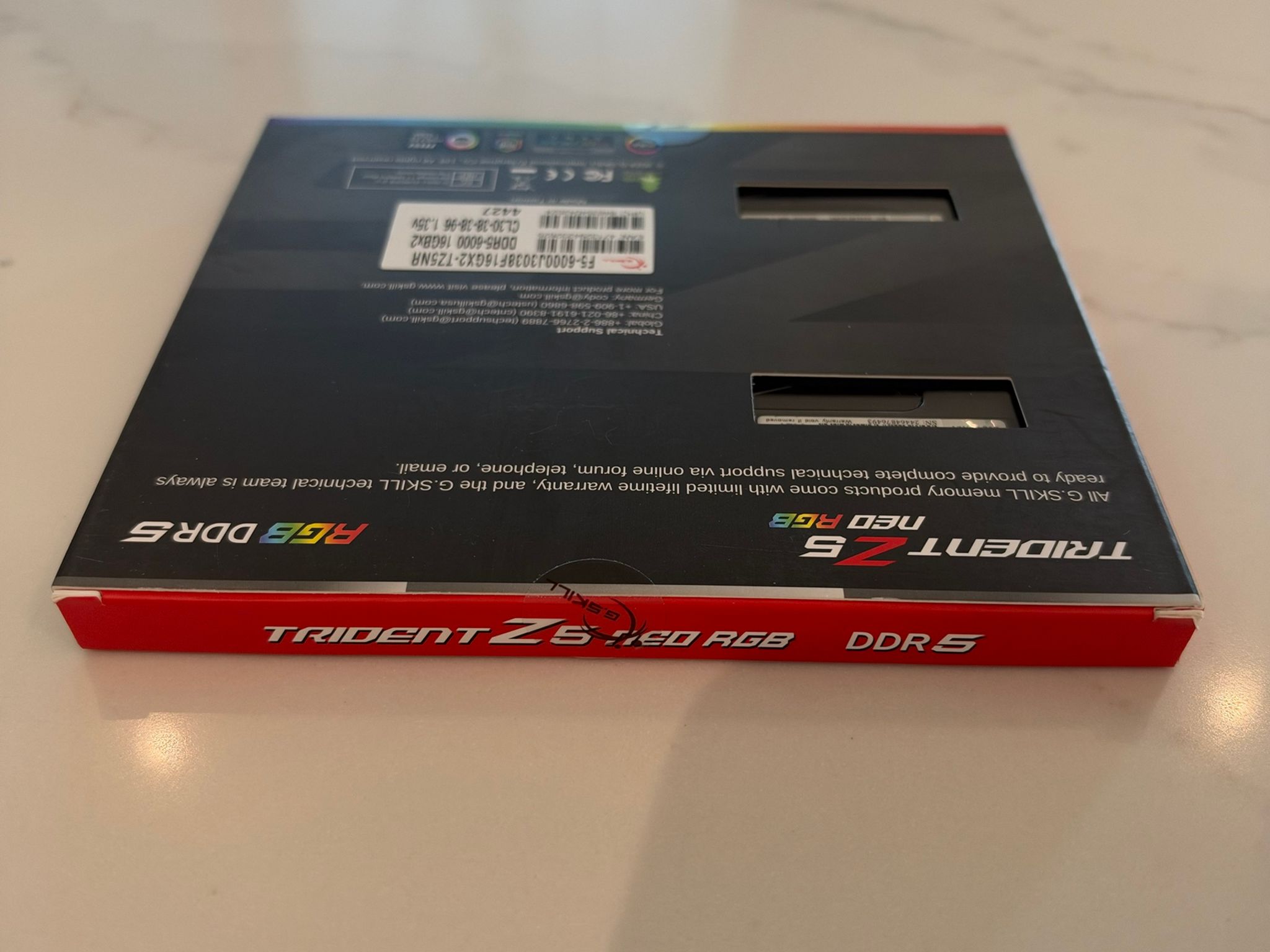 G.Skill Trident Z5 Neo RGB 32GB (2x16GB) DDR5 6000 CL30 AMD EXPO - Brand New Sealed