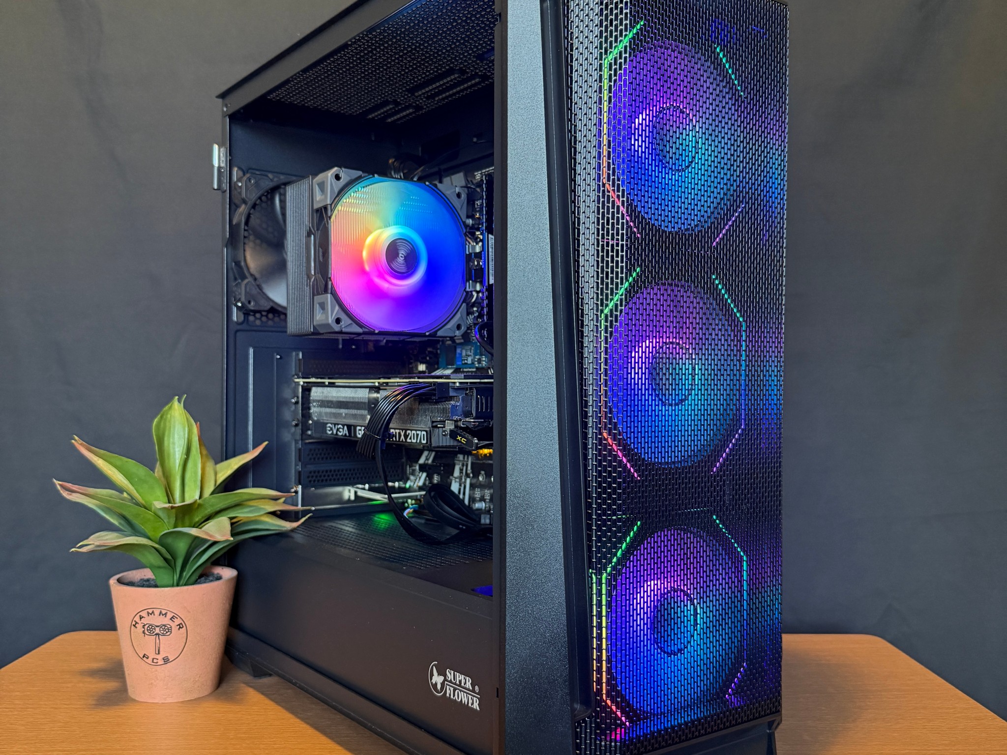 💥RTX 2070 + Intel i7 RGB Gaming PC💥| 16gb RAM, 1TB SSD | Fortnite, GTA V, Arc Raiders, and more!