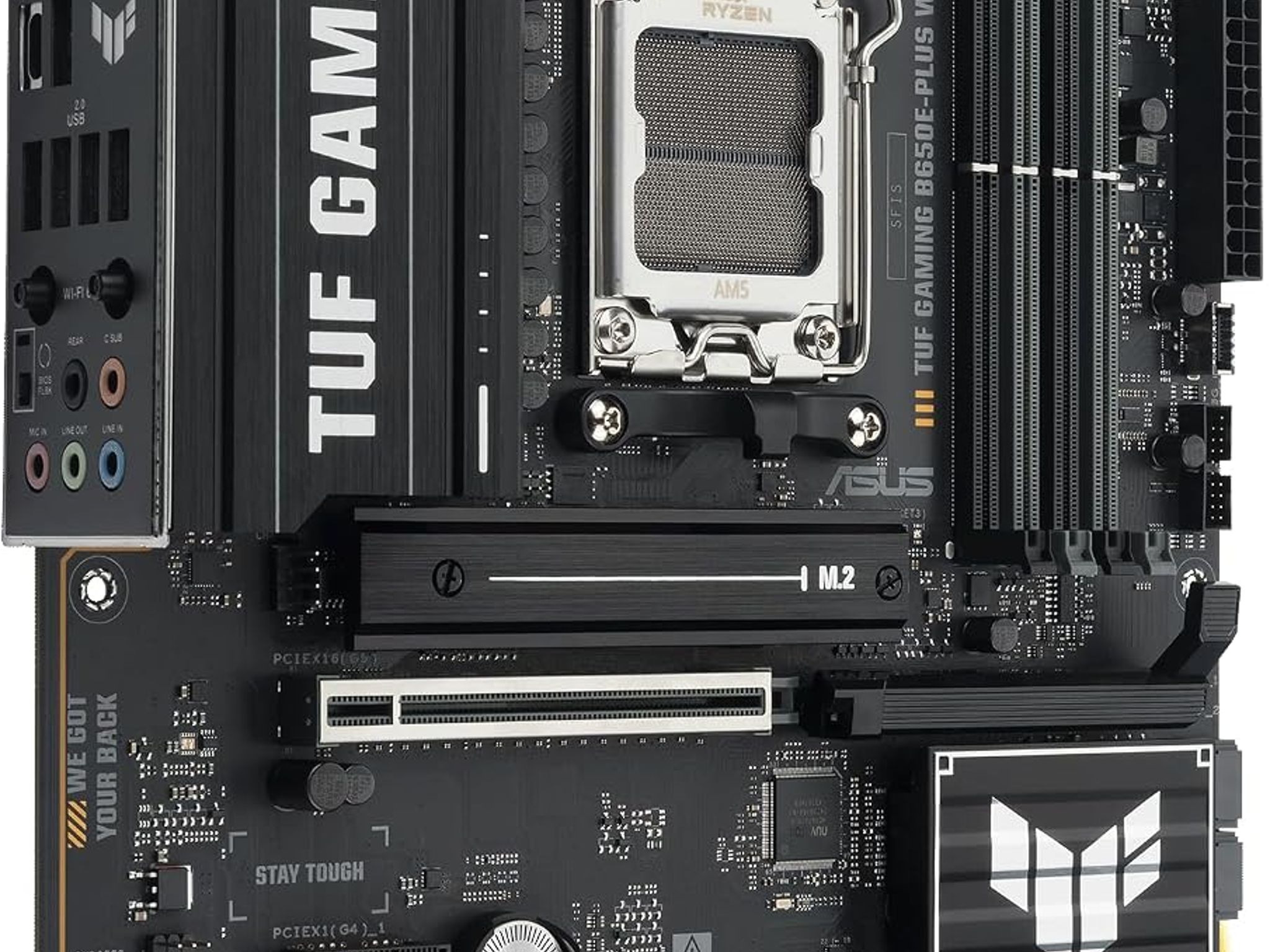 ASUS TUF GAMING B650E-PLUS WIFI AMD B650E AM5 DDR5 ATX Desktop Motherboard