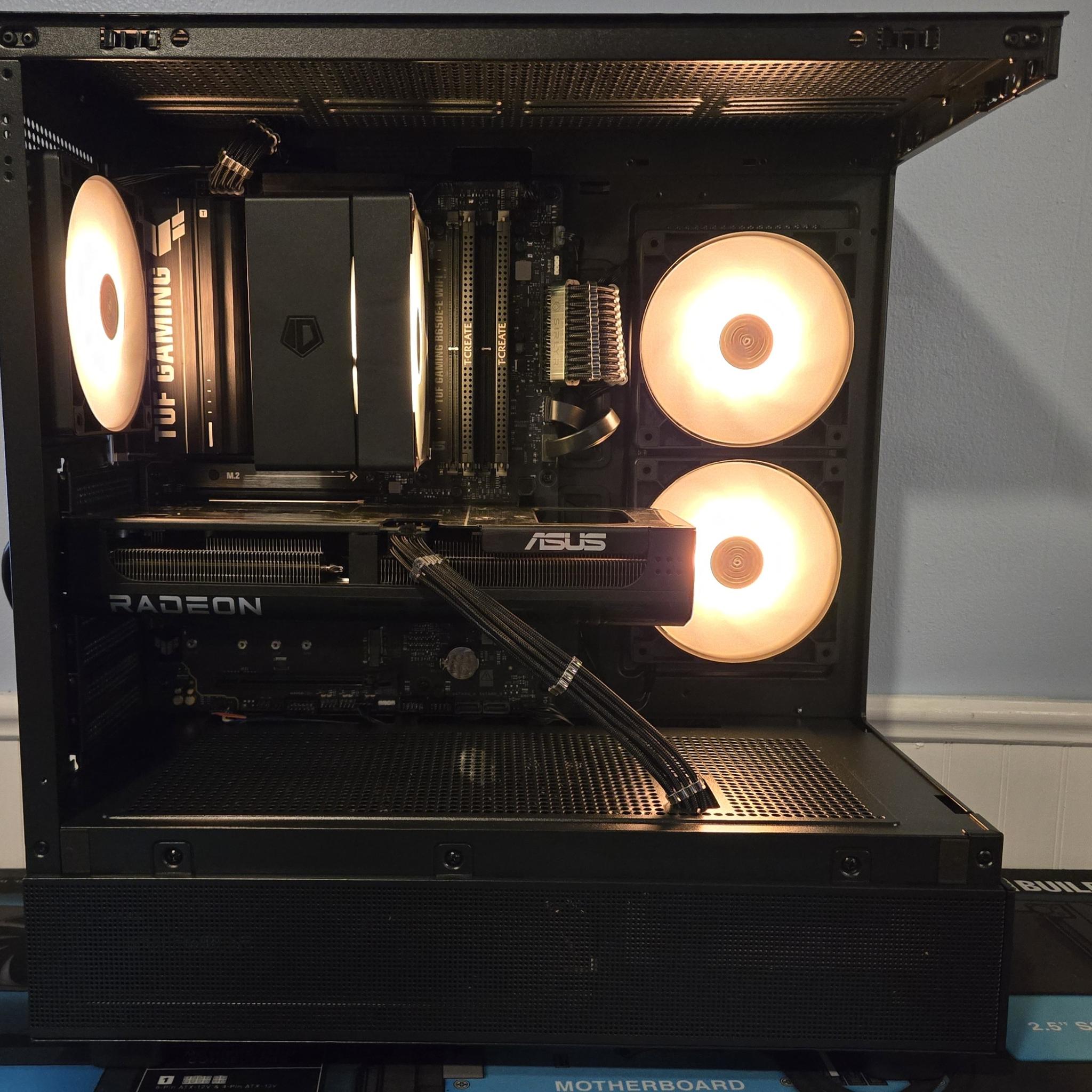 🖥️ Tuf Prime 1080p/1440p Gaming PC | Ryzen 5 9600X|RX 9060XT 16GB | 16GB DDR5 |1TB NVME|Wifi/BT 🖥️