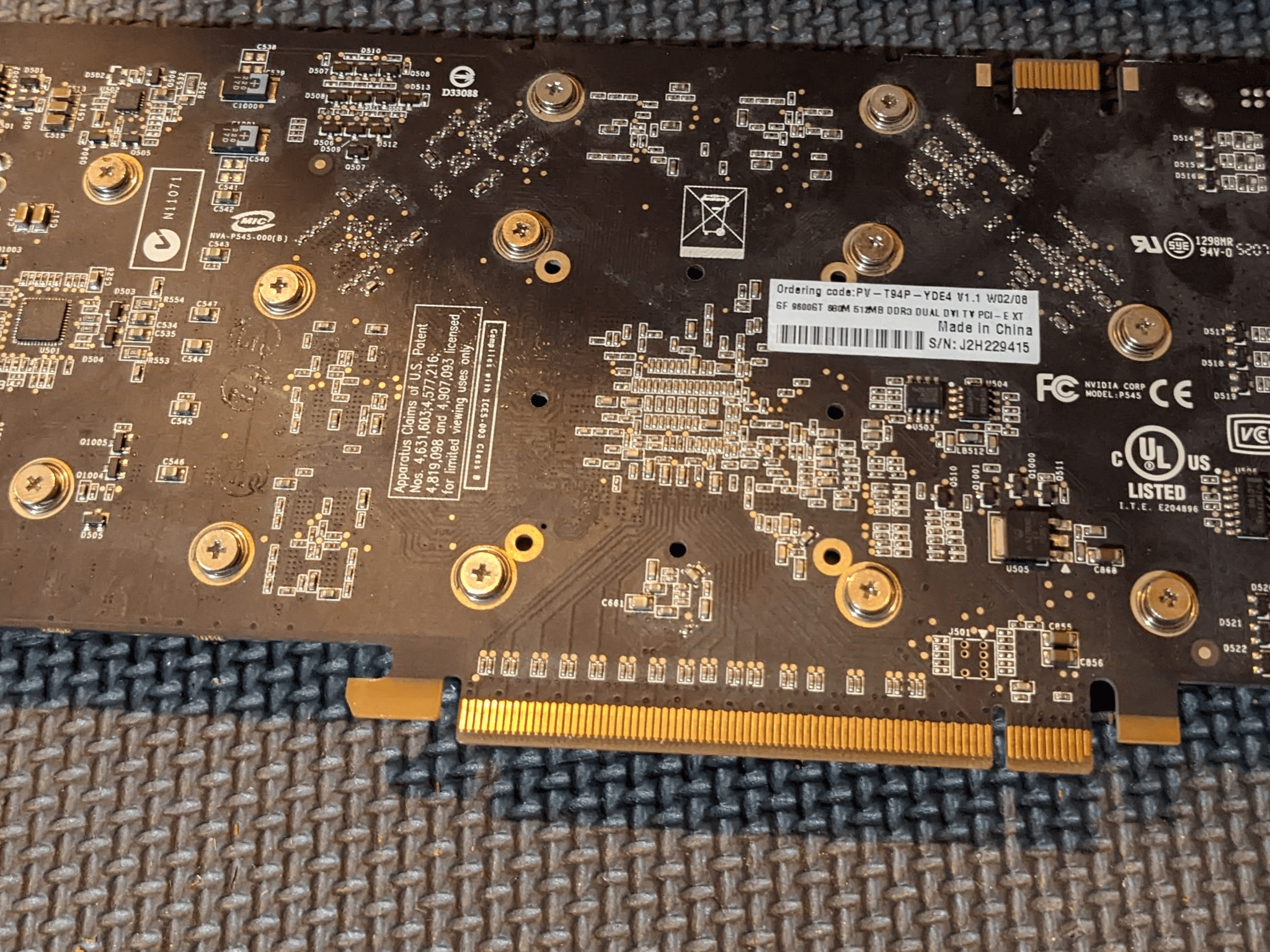 XFX GeForce 9600 GT -Used, but good condition Video Card 512mb DDR3 PCI-E