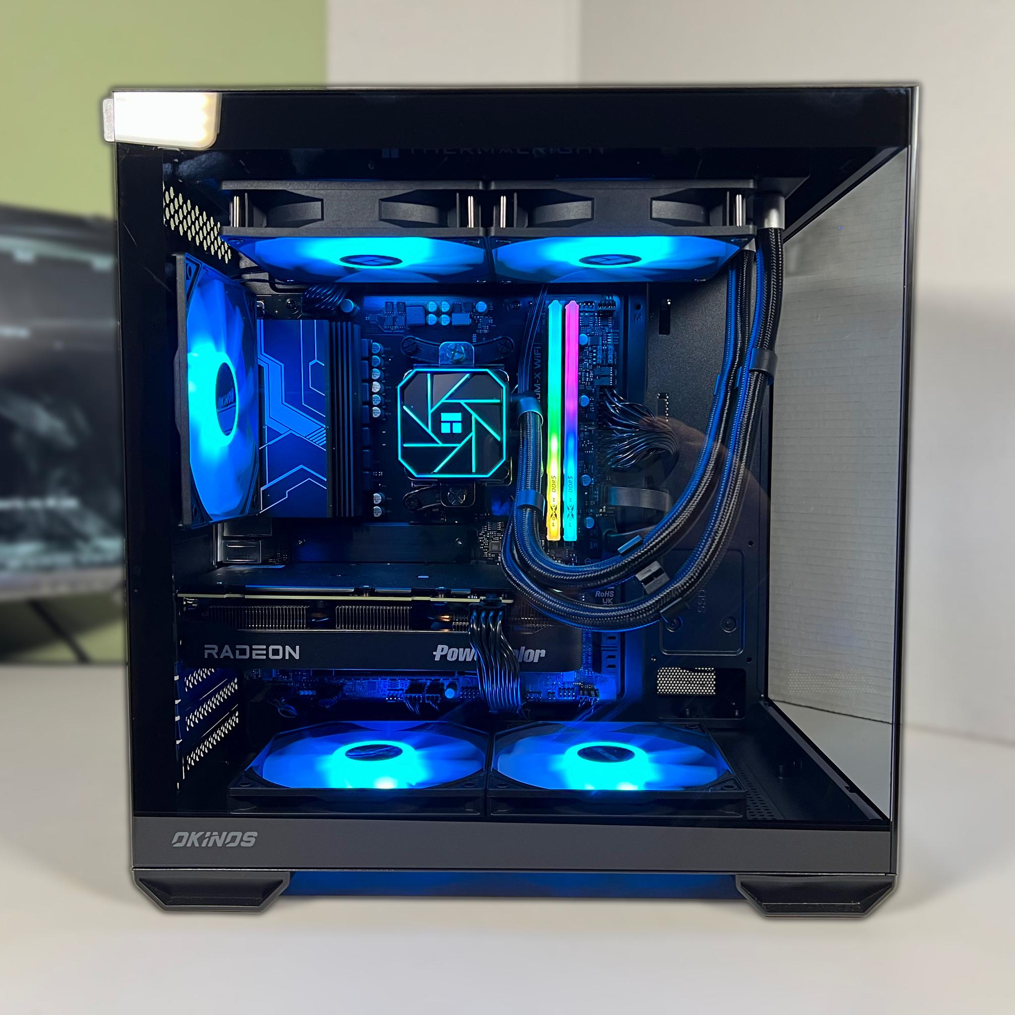 R5 9600X + RTX 5060 | 32GB DDR5 | 1TB NVMe | "SpOoKy" Gaming PC