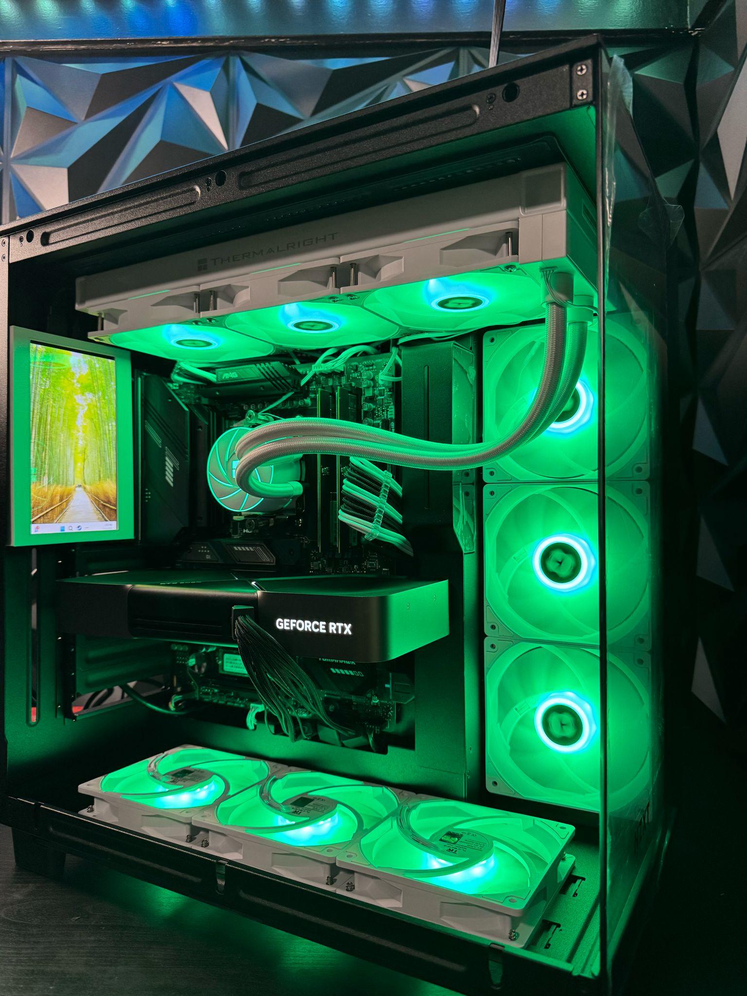 🔥 Dark Chungus  🖤🐰Ryzen 9 9900X | RTX 5080 | 64 GB DDR5 6000MHz| 4.5 TB NVME| 1000W PSU