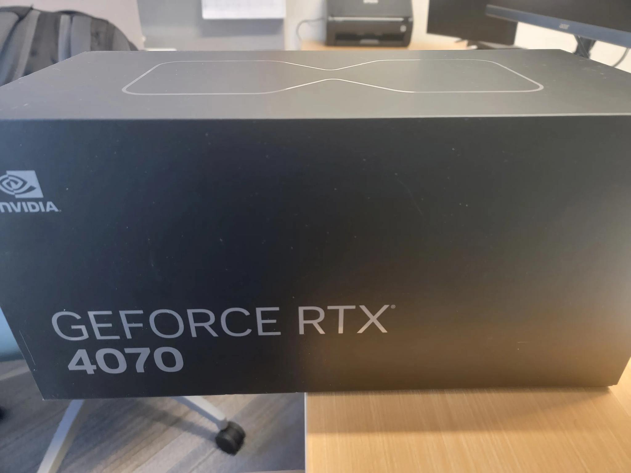 Founders Edition Nvidea 4070 12GB GPU