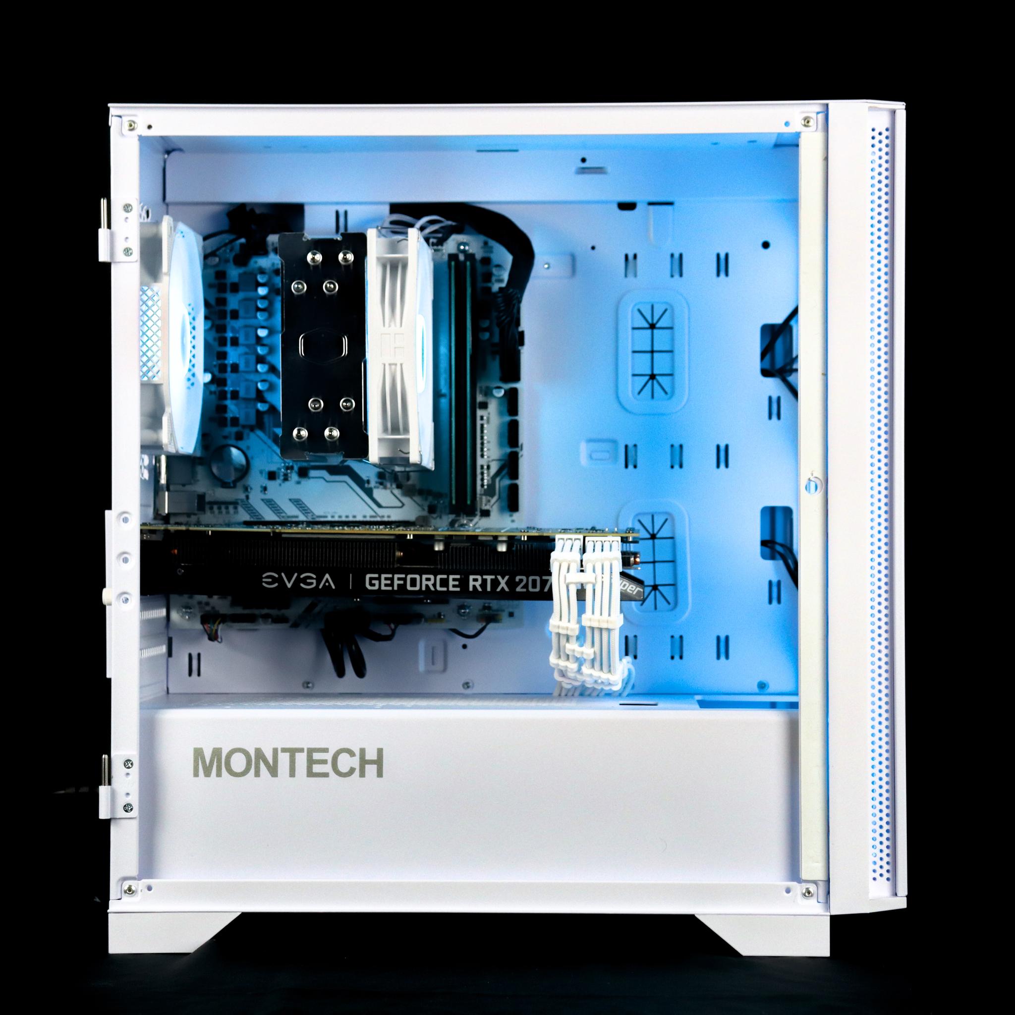 🧊❄️🧊 White Gaming PC – RTX 2070 Super , Ryzen 5 3600, 16GB RAM, 500GB SSD - WiFi, BlueTooth 🧊❄️🧊