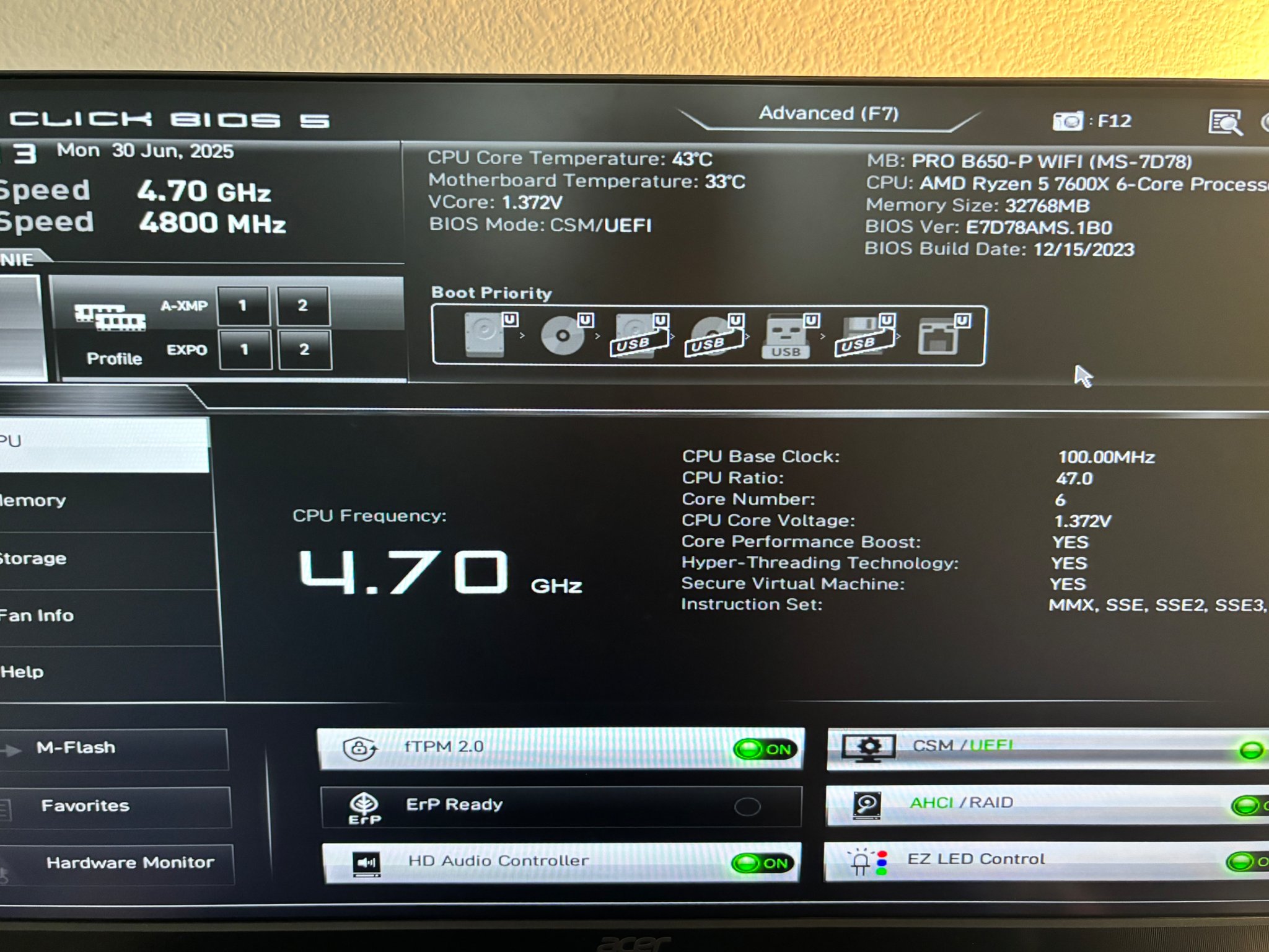 AM5 CPU MOBO RAM COMBO