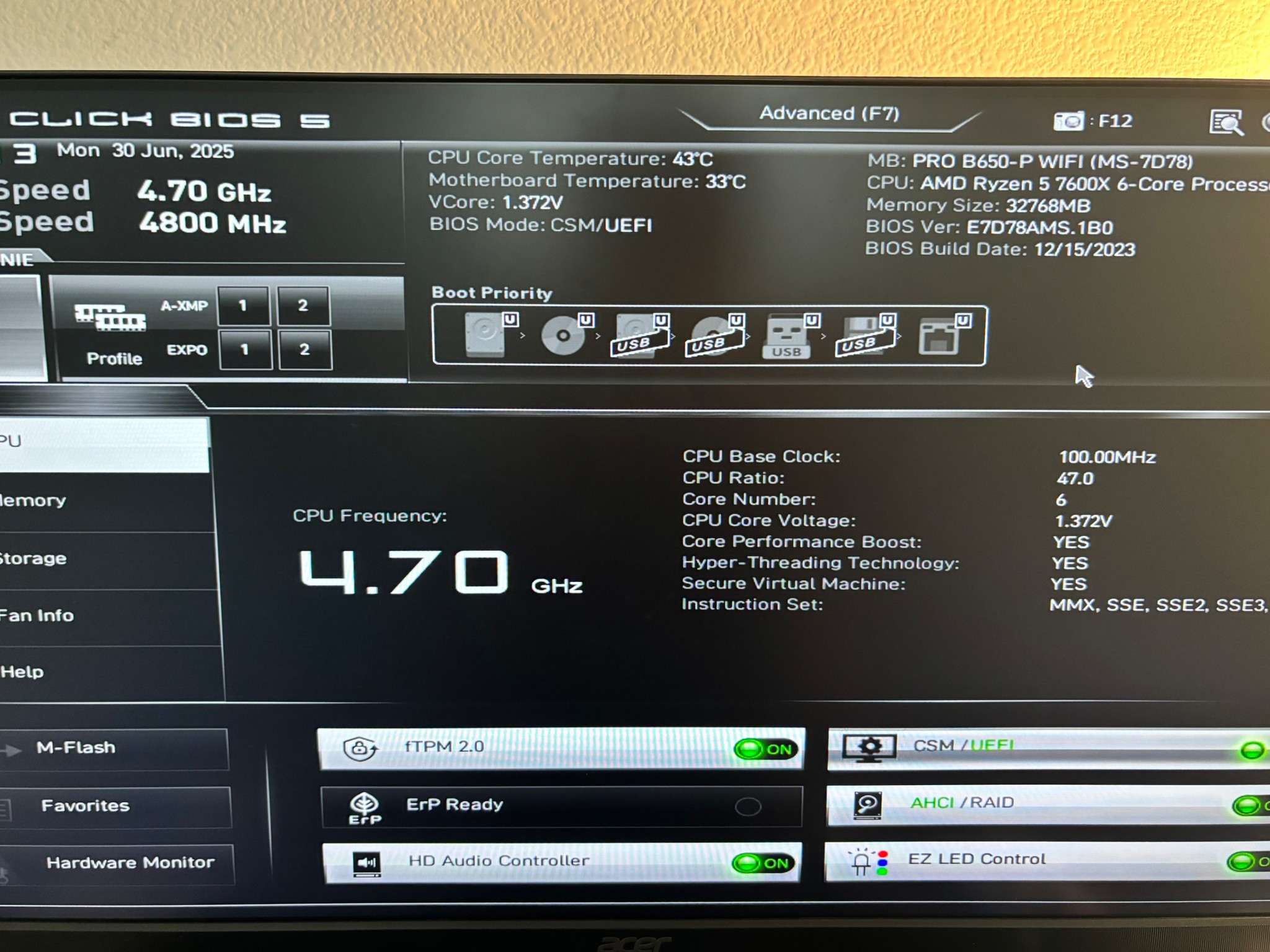 AM5 CPU MOBO RAM COMBO