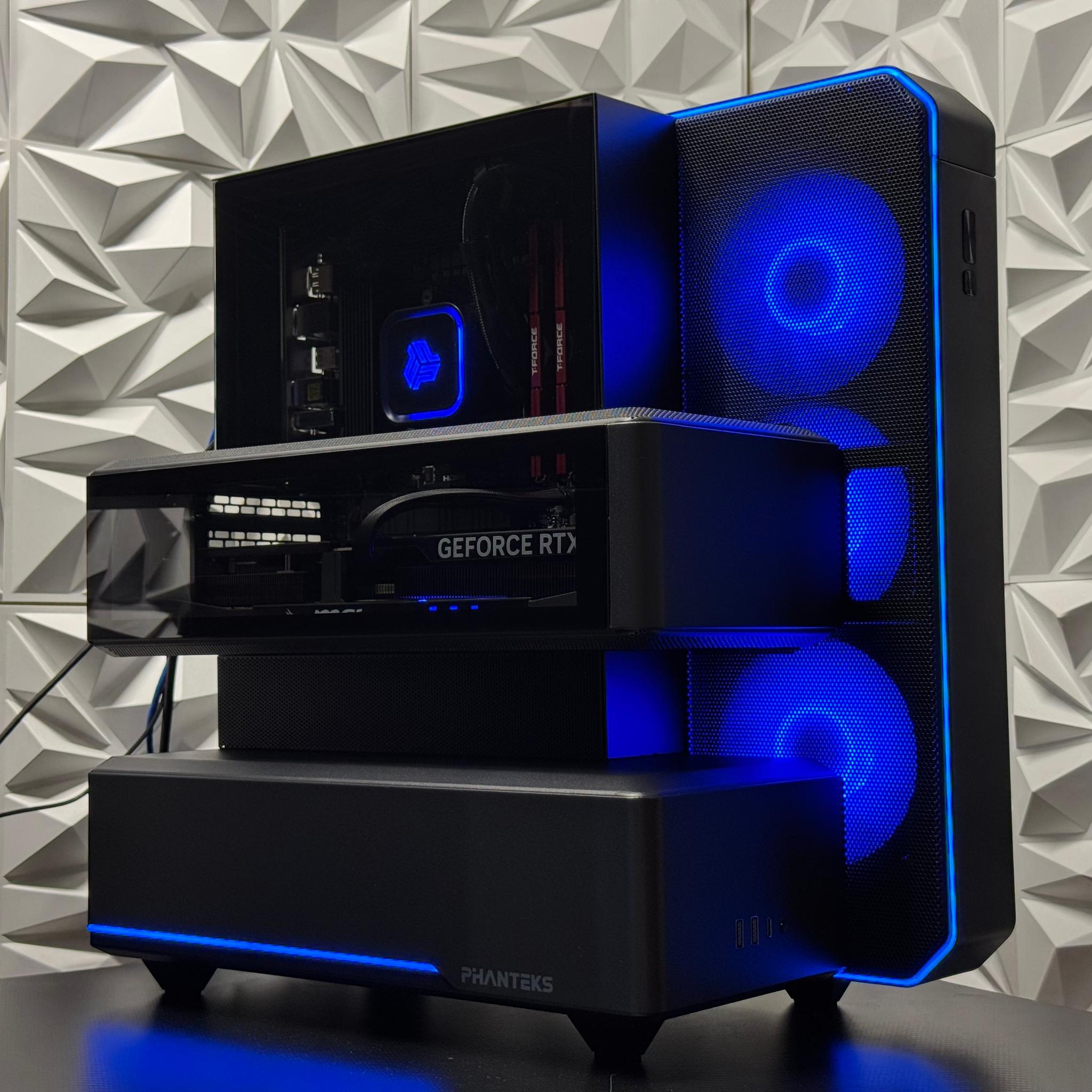 RTX 5070 Ti / Ryzen 7 9800X3D / 32GB DDR5 / 2TB SSD / EX5 Case / Gaming pc / creator pc / streaming