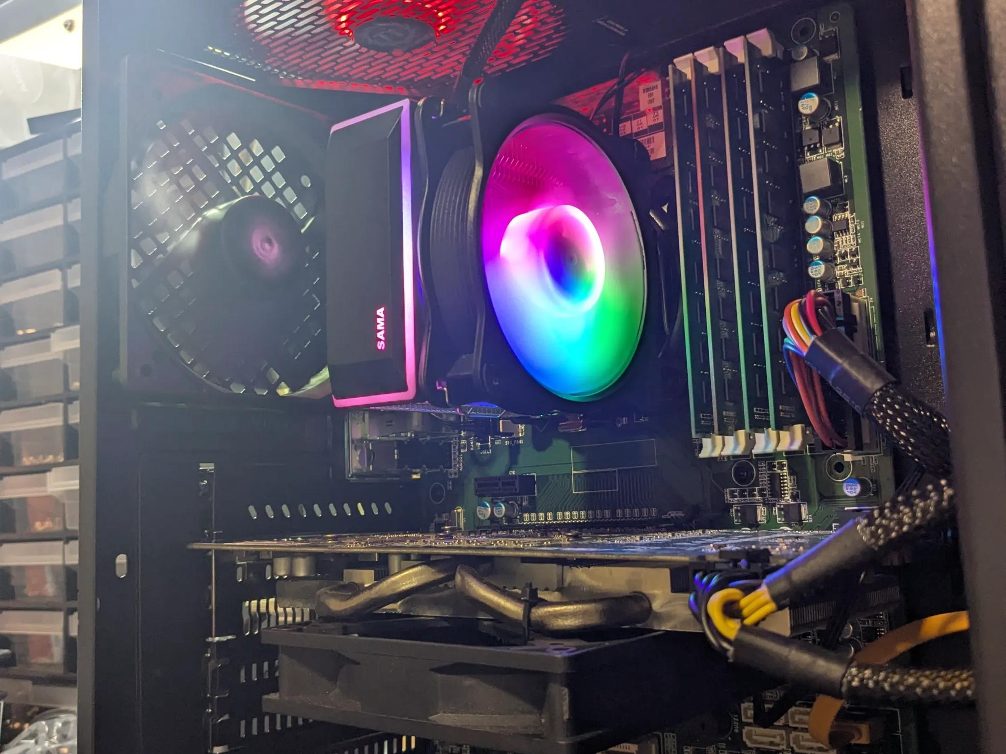 100 FPS Fortnite | 180 Day Warranty | i5-4570S, 16GB RAM, 480GB SSD, RX 480 8GB, RGB, Wifi, Win10