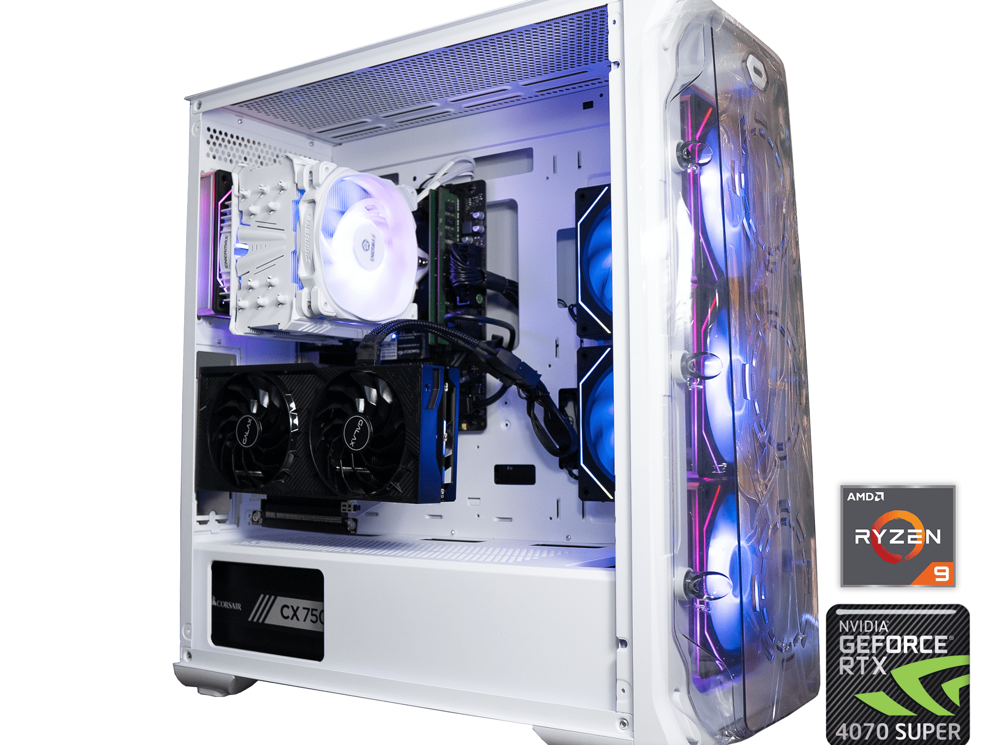 🌠🌠 | GALAX RTX 4070 Super 12GB | RYZEN 9 5900X | 32GB DDR4 RAM | 1TB M.2 SSD + 1TB HDD