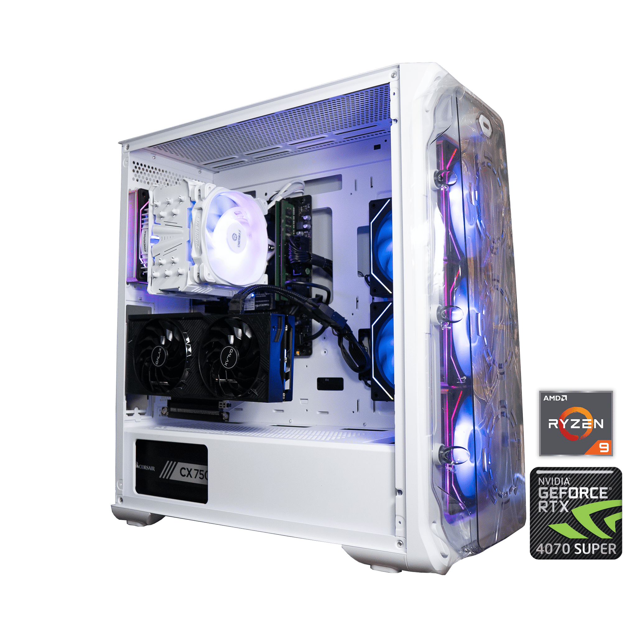 🌠🌠 | GALAX RTX 4070 Super 12GB | RYZEN 9 5900X | 32GB DDR4 RAM | 1TB M.2 SSD + 1TB HDD