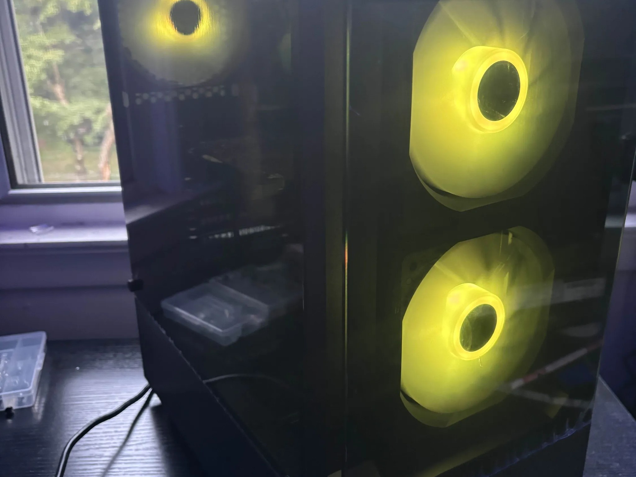 GAMING PC i5 8GB NVIDIA GTX 950 RGB Lighting RGB Fans Computer