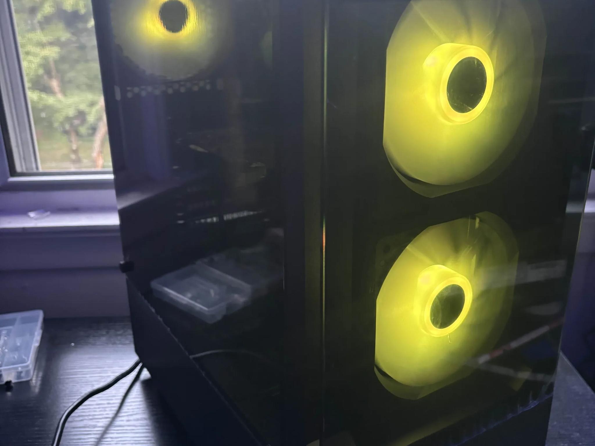 GAMING PC i5 8GB NVIDIA GTX 950 RGB Lighting RGB Fans Computer